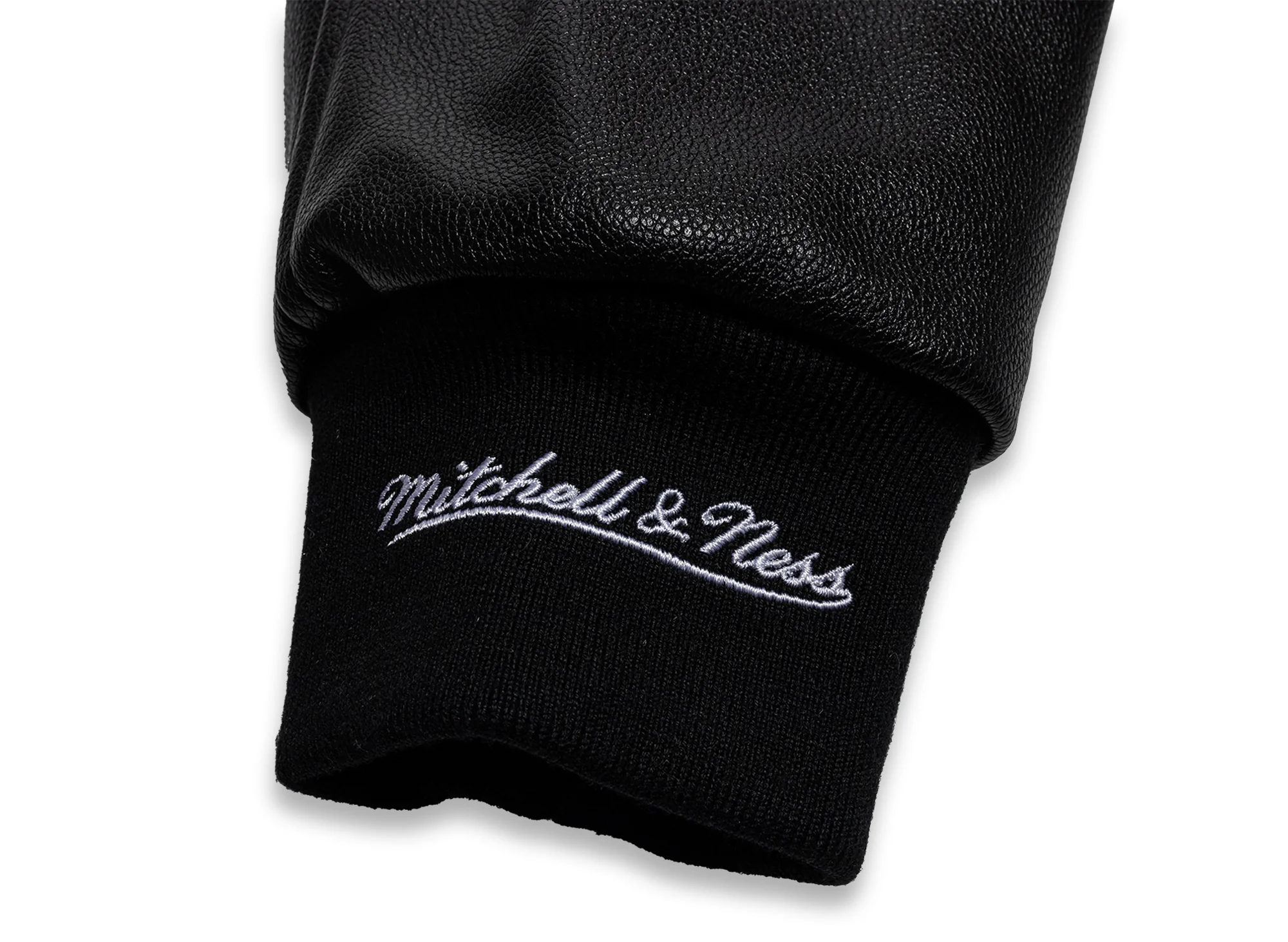 Mitchell & Ness MLB Blackout Collection Cincinnati Reds Varsity Jacket - Image 5