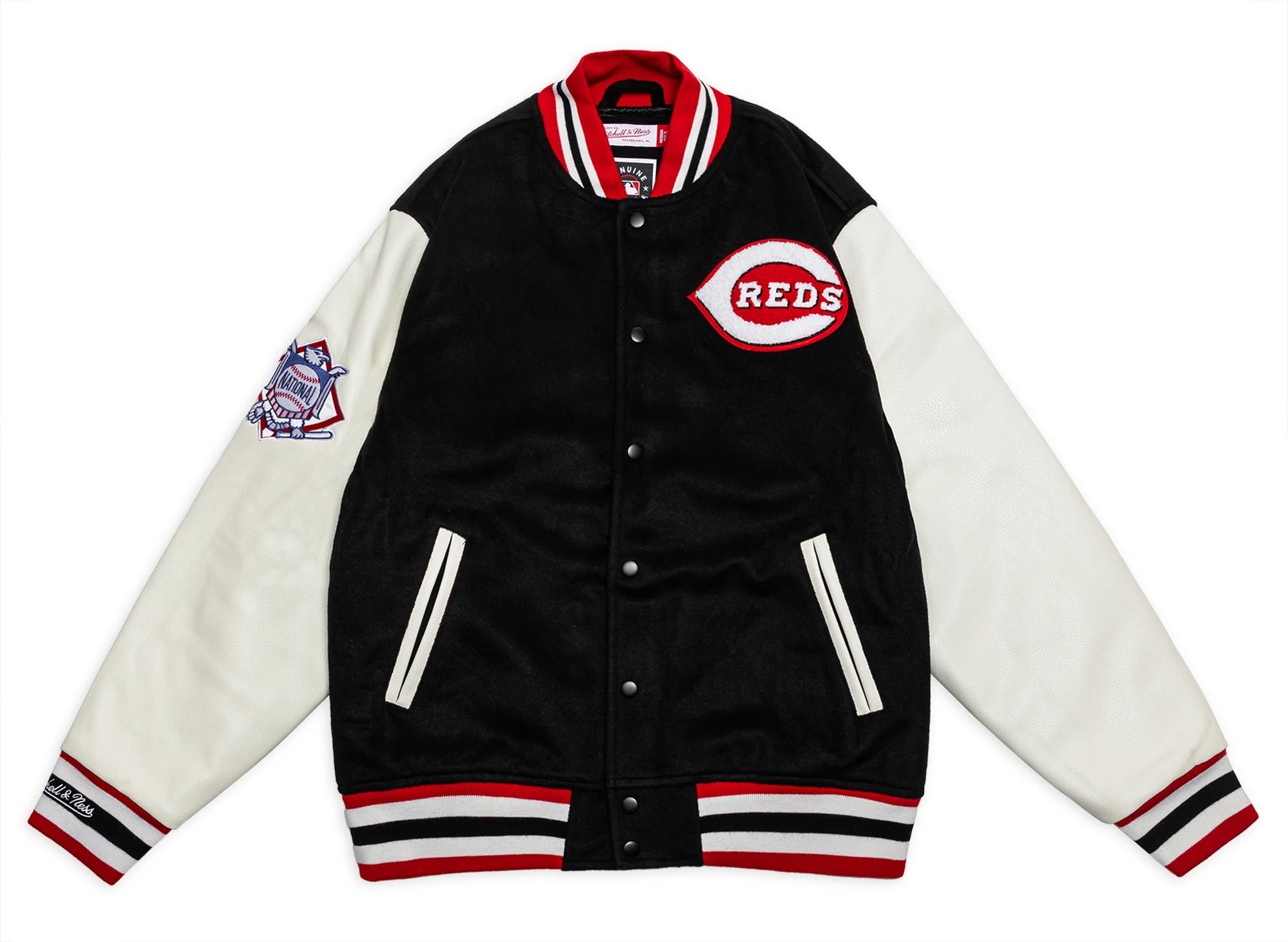 Mitchell & Ness MLB Off Day Cincinnati Reds Varsity Jacket