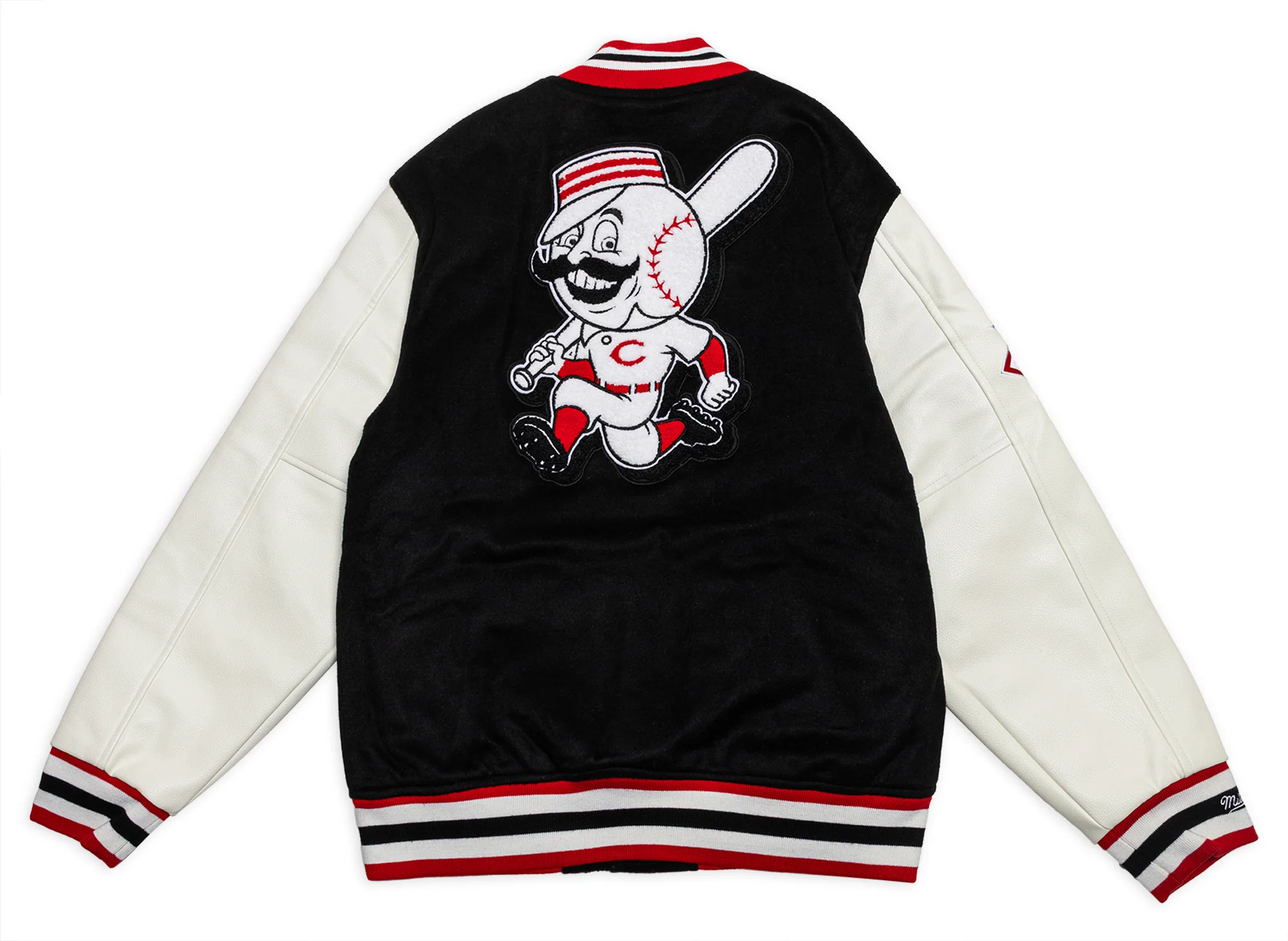 Mitchell & Ness MLB Off Day Cincinnati Reds Varsity Jacket - Image 2