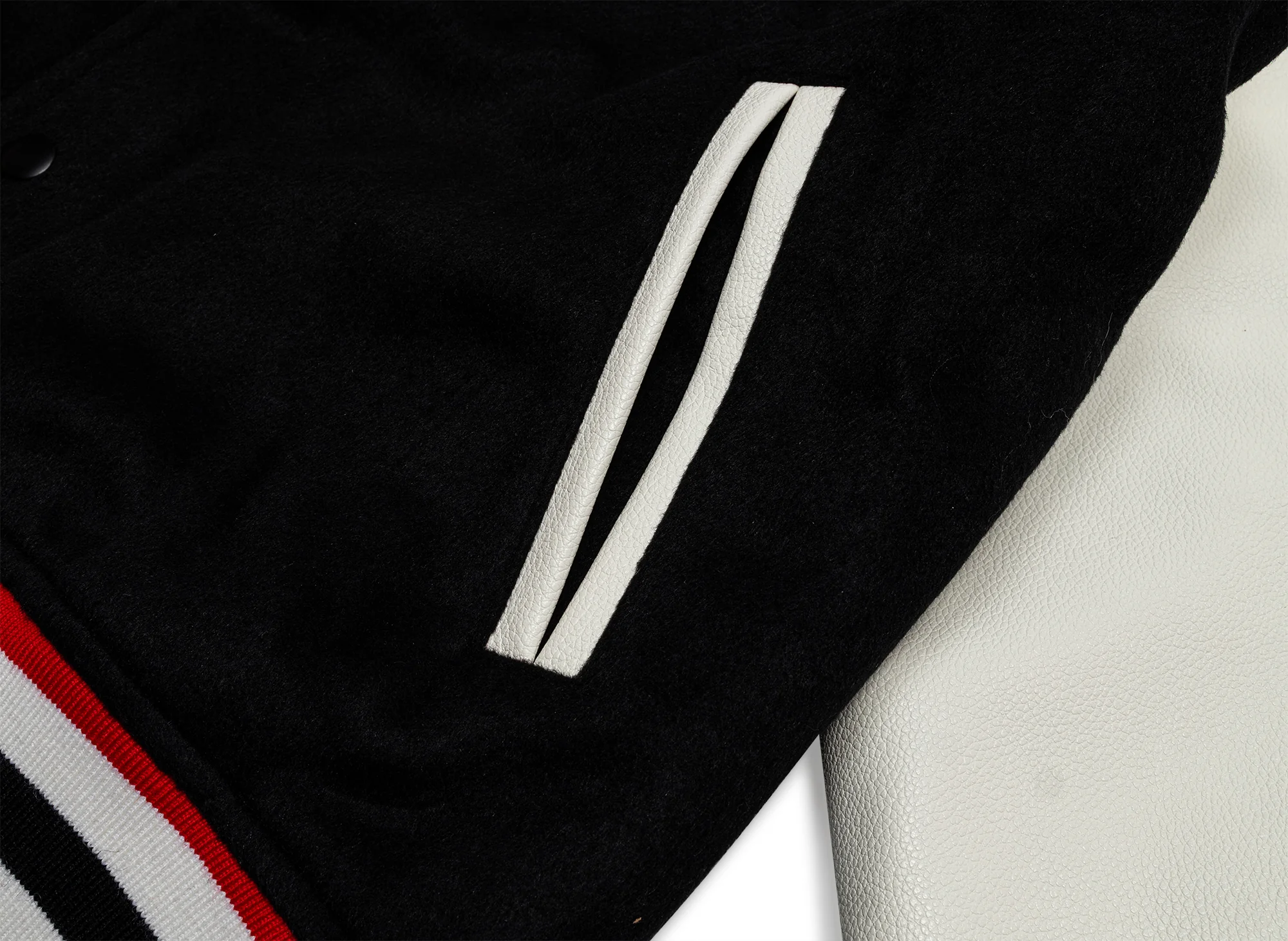 Mitchell & Ness MLB Off Day Cincinnati Reds Varsity Jacket - Image 3
