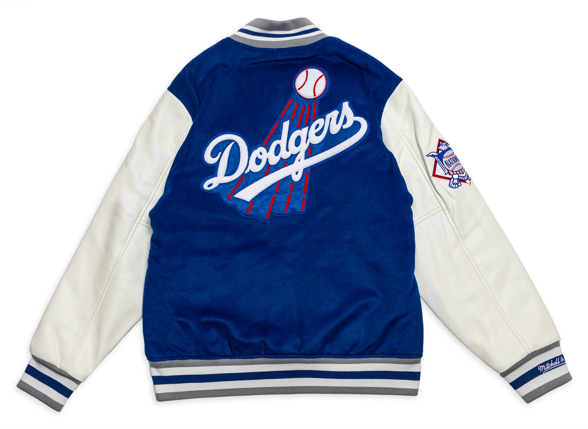 Mitchell & Ness MLB Off Day Los Angeles Dodgers Varsity Jacket - Image 2