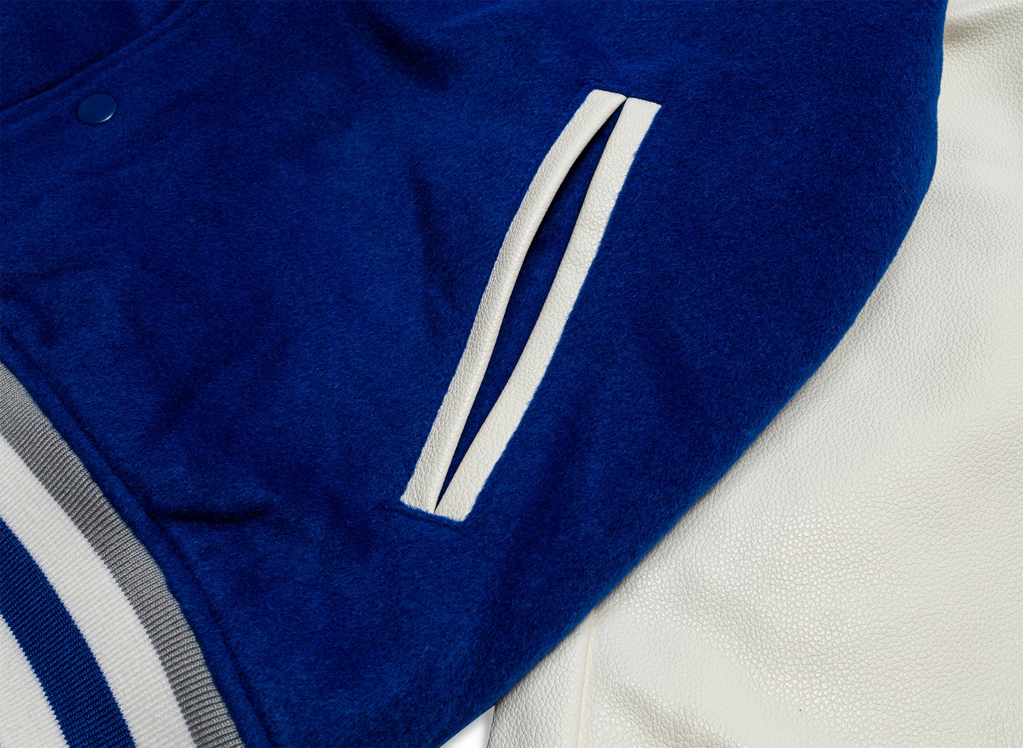 Mitchell & Ness MLB Off Day Los Angeles Dodgers Varsity Jacket - Image 3