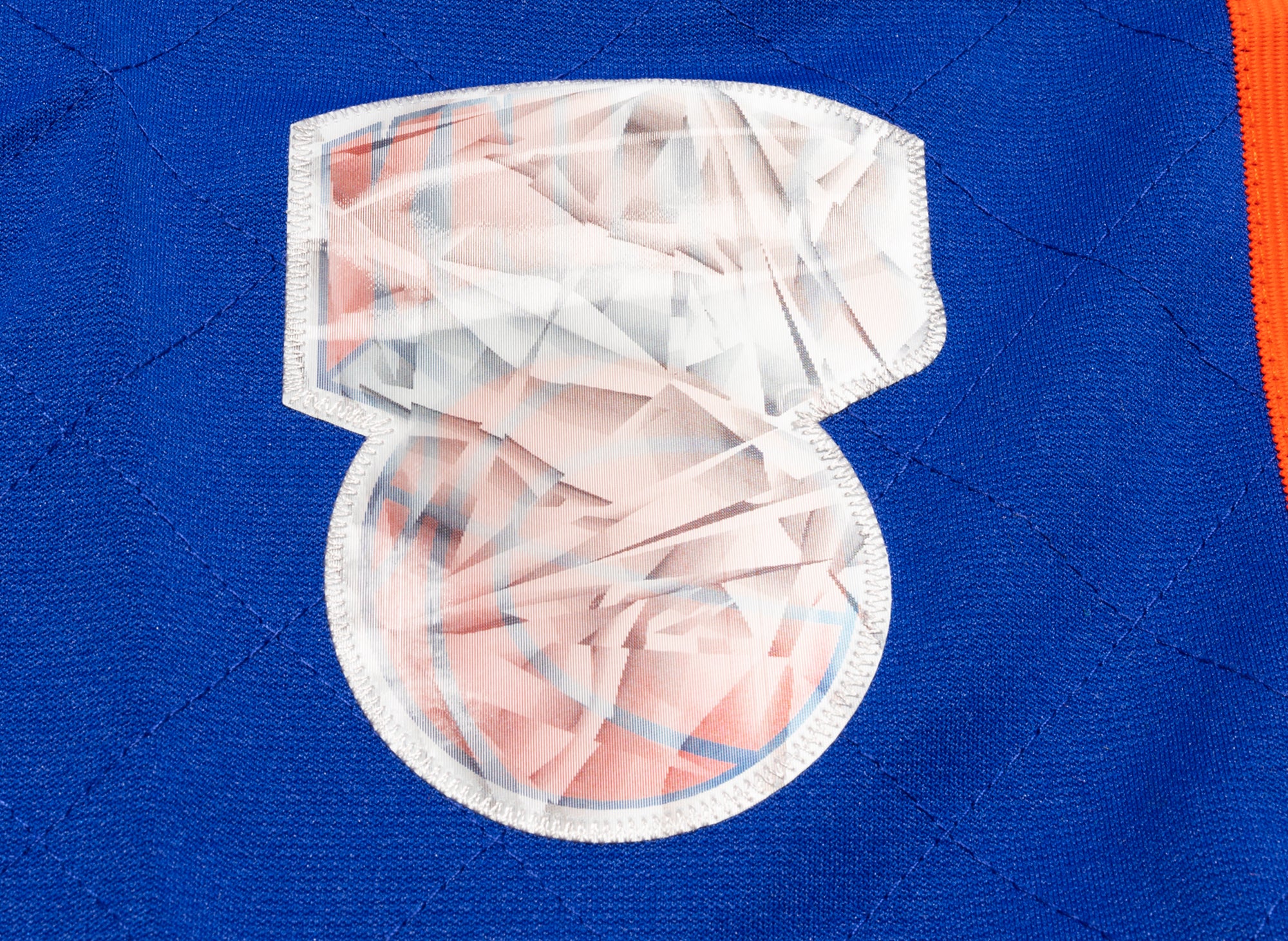 Mitchell & Ness NBA 75th Anniversary Knicks Swingman Shorts - Image 3