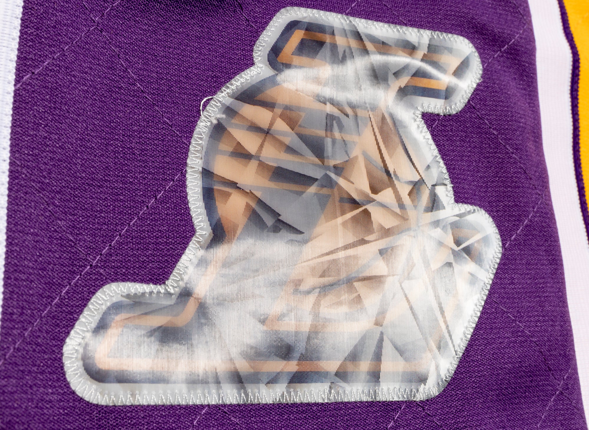 Mitchell & Ness NBA 75th Anniversary Lakers Swingman Shorts - Image 3