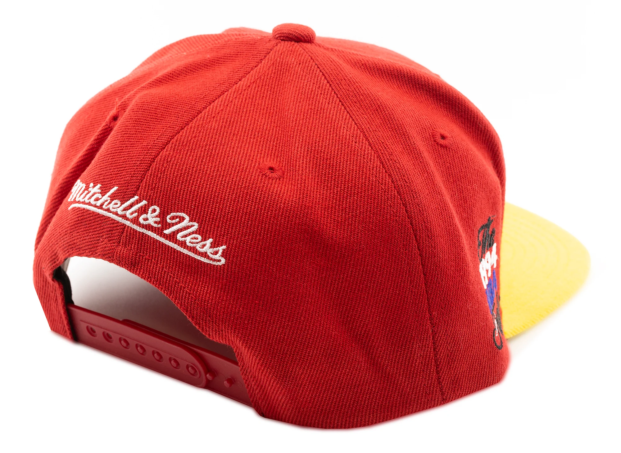 Mitchell & Ness NBA Finals Patch HWC Yellow Brim Houston Rockets Hat - Image 2