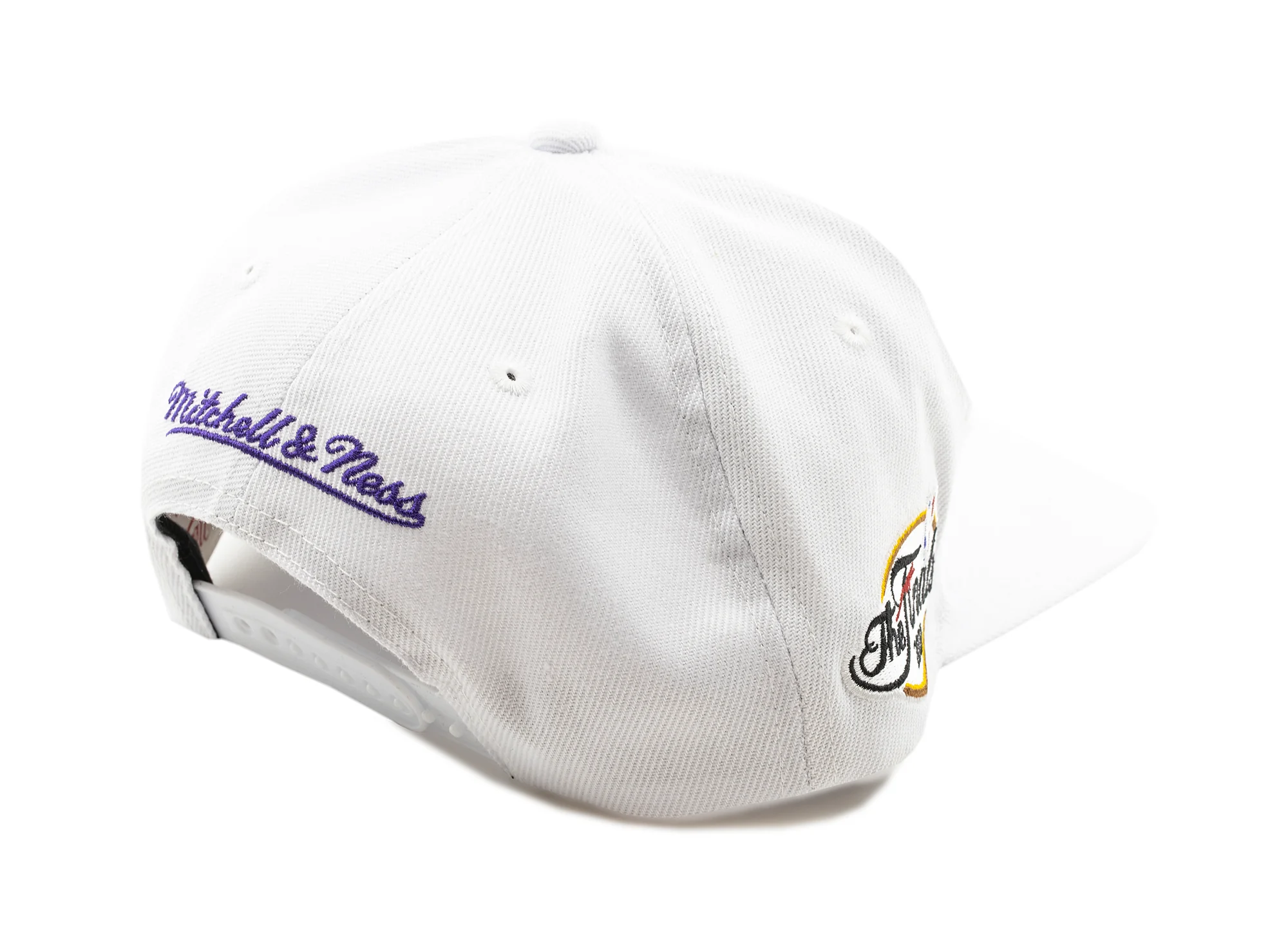Mitchell & Ness NBA Finals Patch HWC Los Angeles Lakers in White - Image 2