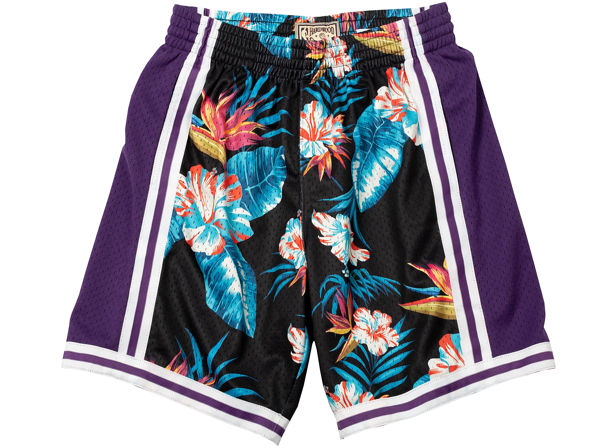 MITCHELL & NESS NBA FLORAL SHORTS lakers - Image 2