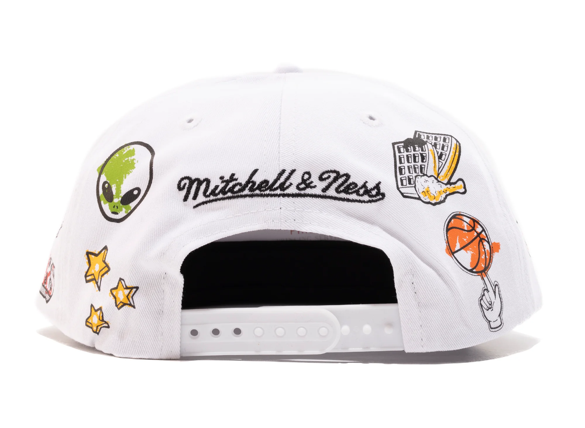Mitchell & Ness NBA Hand Drawn Hawks Snapback - Image 2