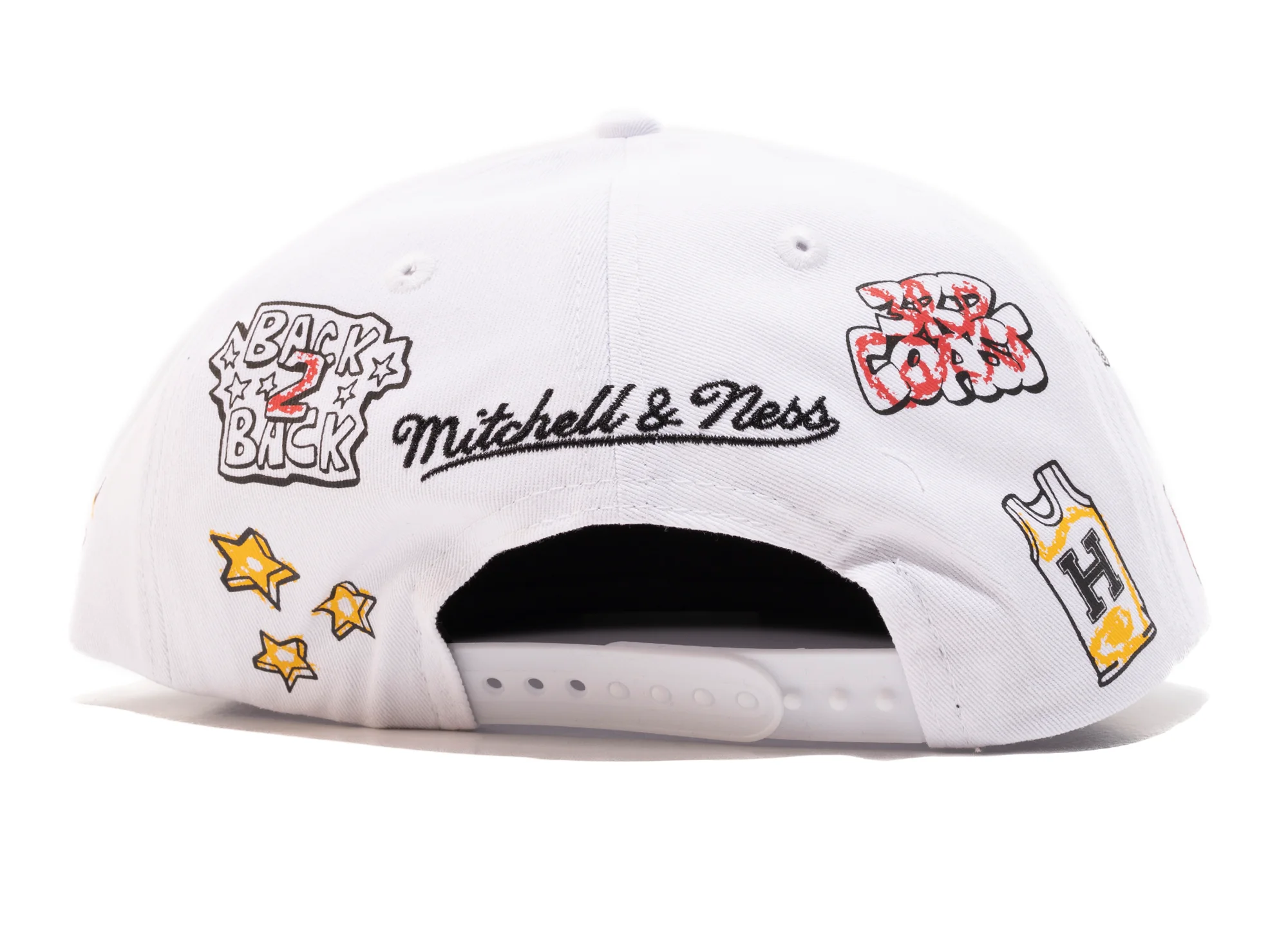 Mitchell & Ness NBA Hand Drawn Rockets Snapback - Image 2