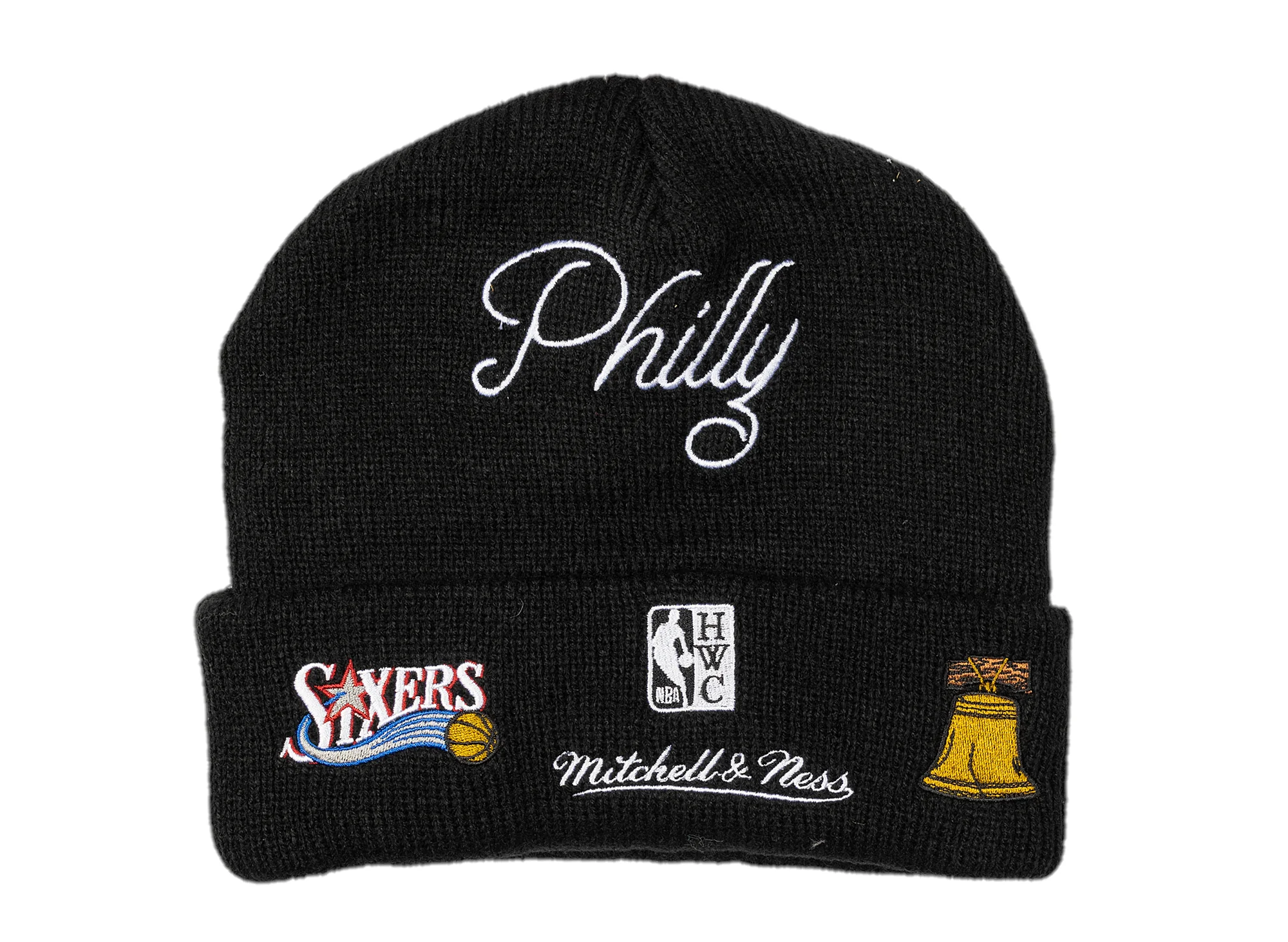 Mitchell & Ness NBA Hyperlocal Philadelphia 76ers Beanie - Image 2