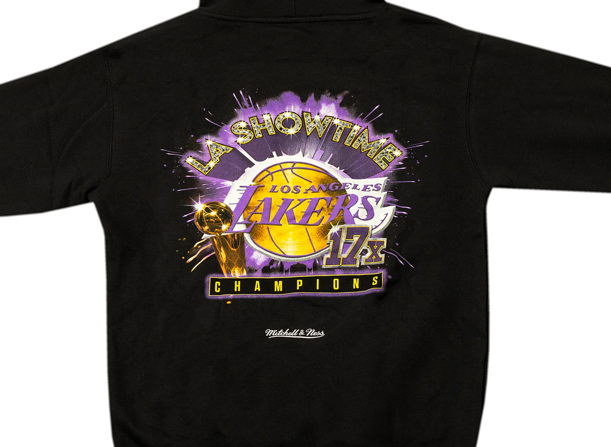 Mitchell Ness NBA Showtime 17x Los Angeles Lakers Hoodie - Image 2