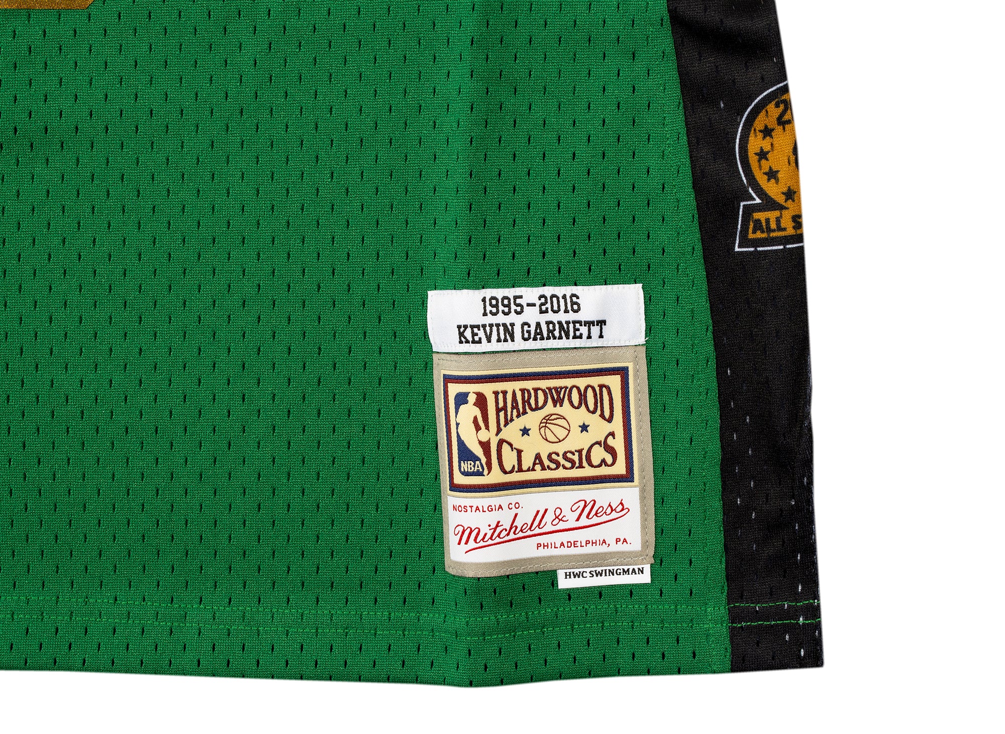 Mitchell & Ness NBA Swingman Kevin Garnett 95 Celtics Jersey - Image 2