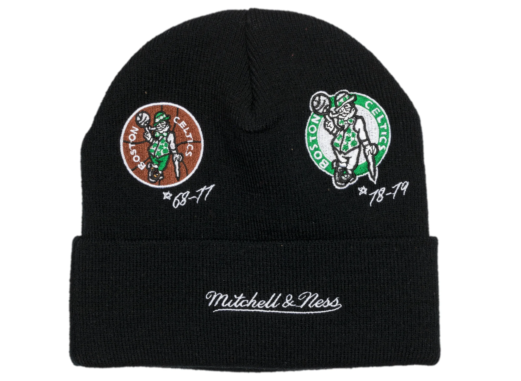 Mitchell & Ness NBA Timeline Knit Celtics Beanie - Image 2