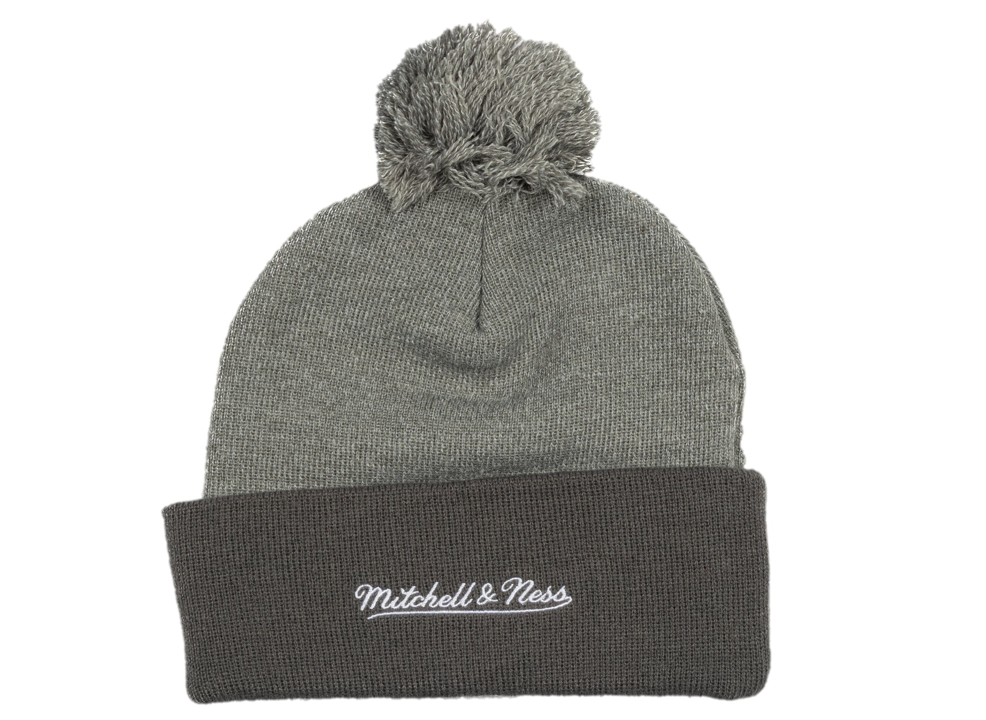 Mitchell & Ness NBA Cool Grey Knit Lakers Beanie - Image 2