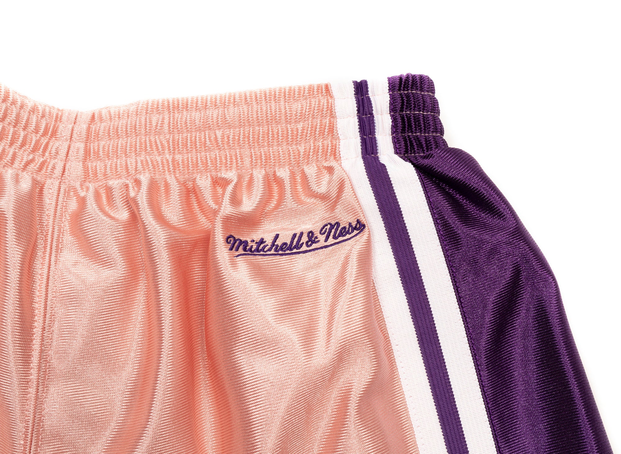 Women's Mitchell & Ness NBA 75th Gold Lakers Shorts - Image 2