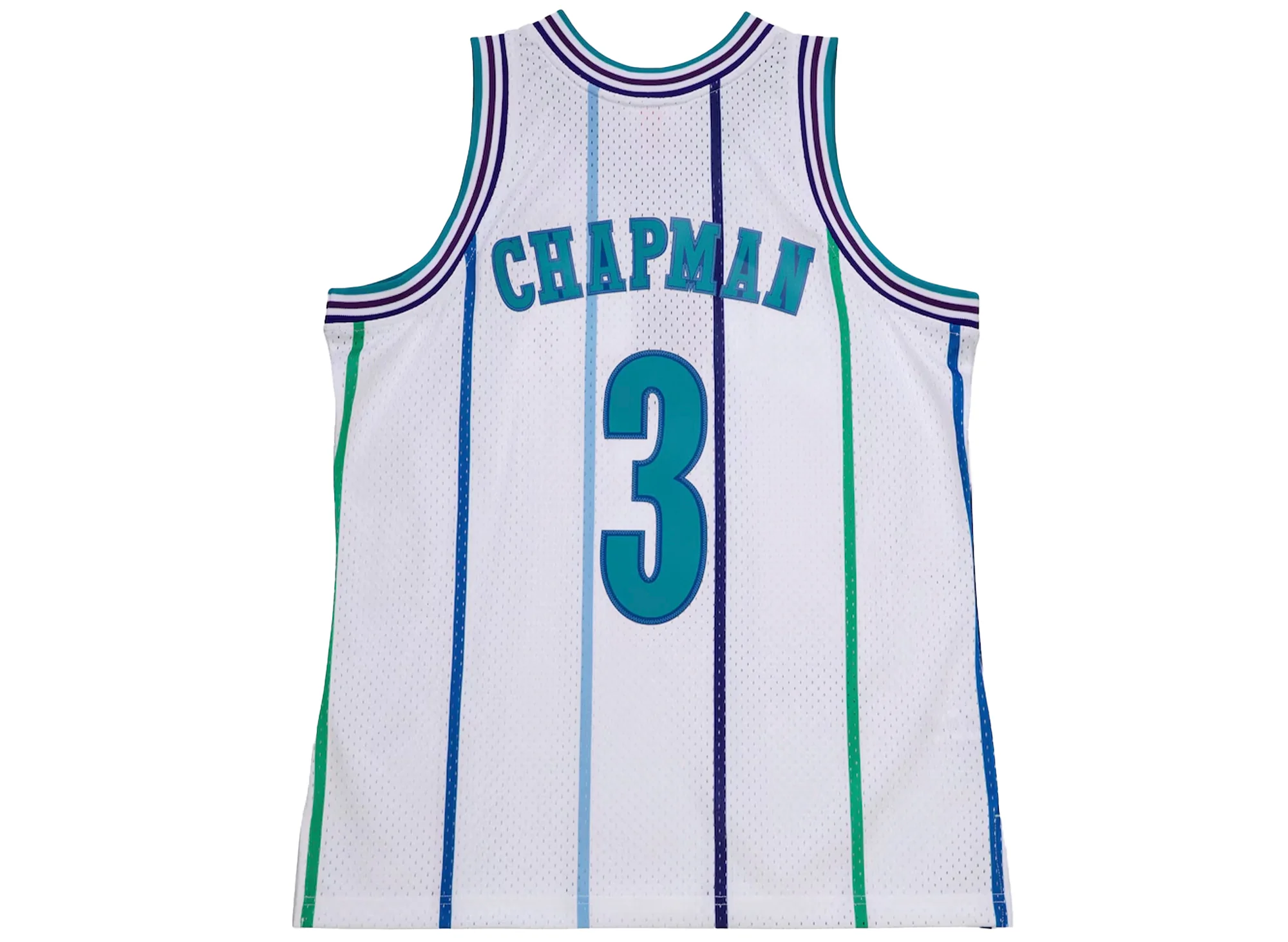 Mitchell & Ness NBA White Jersey Charlotte Hornets 1988 Rex Chapman - Image 2