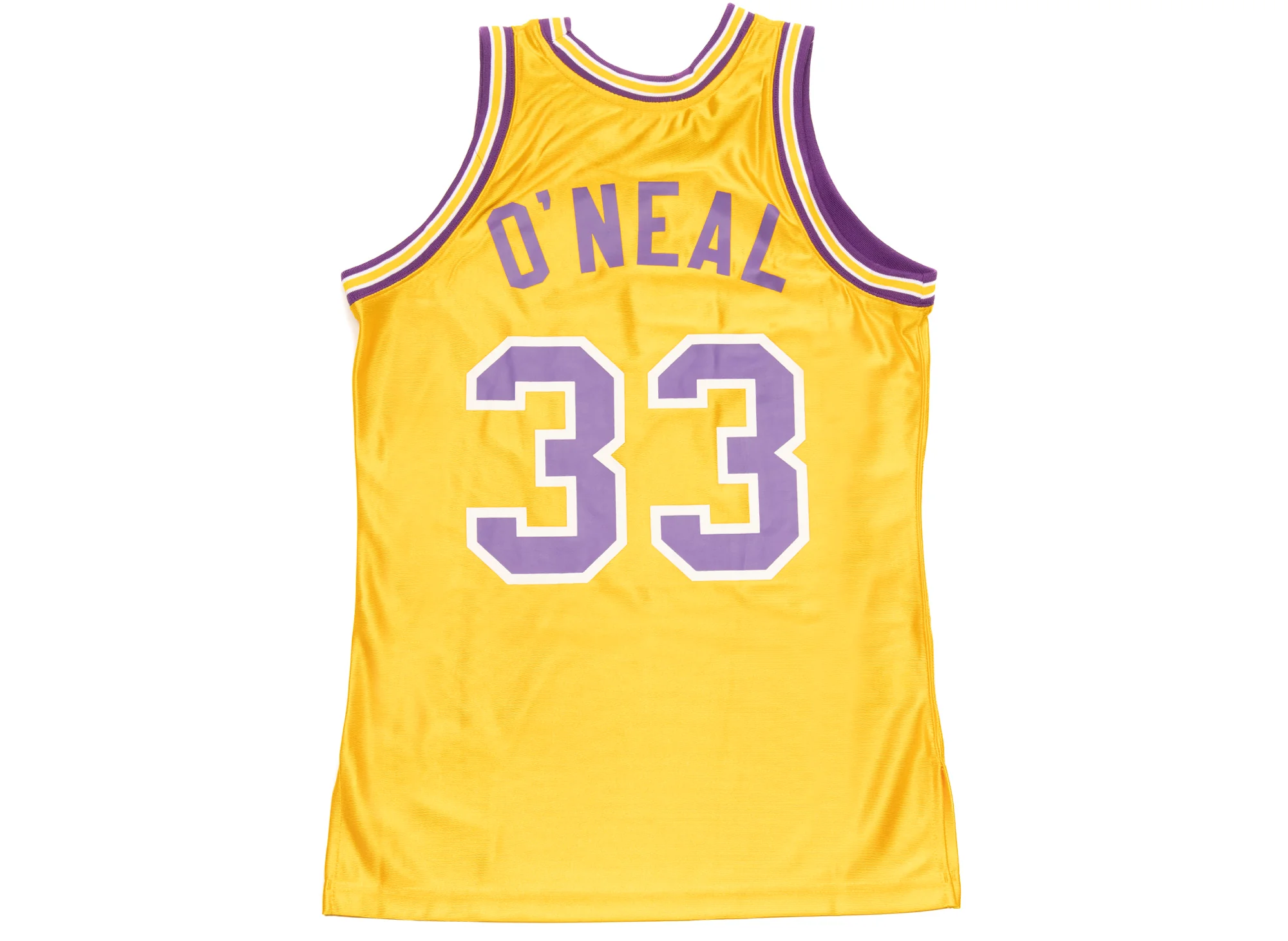 Mitchell & Ness NCAA LSU 1990 Shaquille O'Neal Home Jersey - Image 2