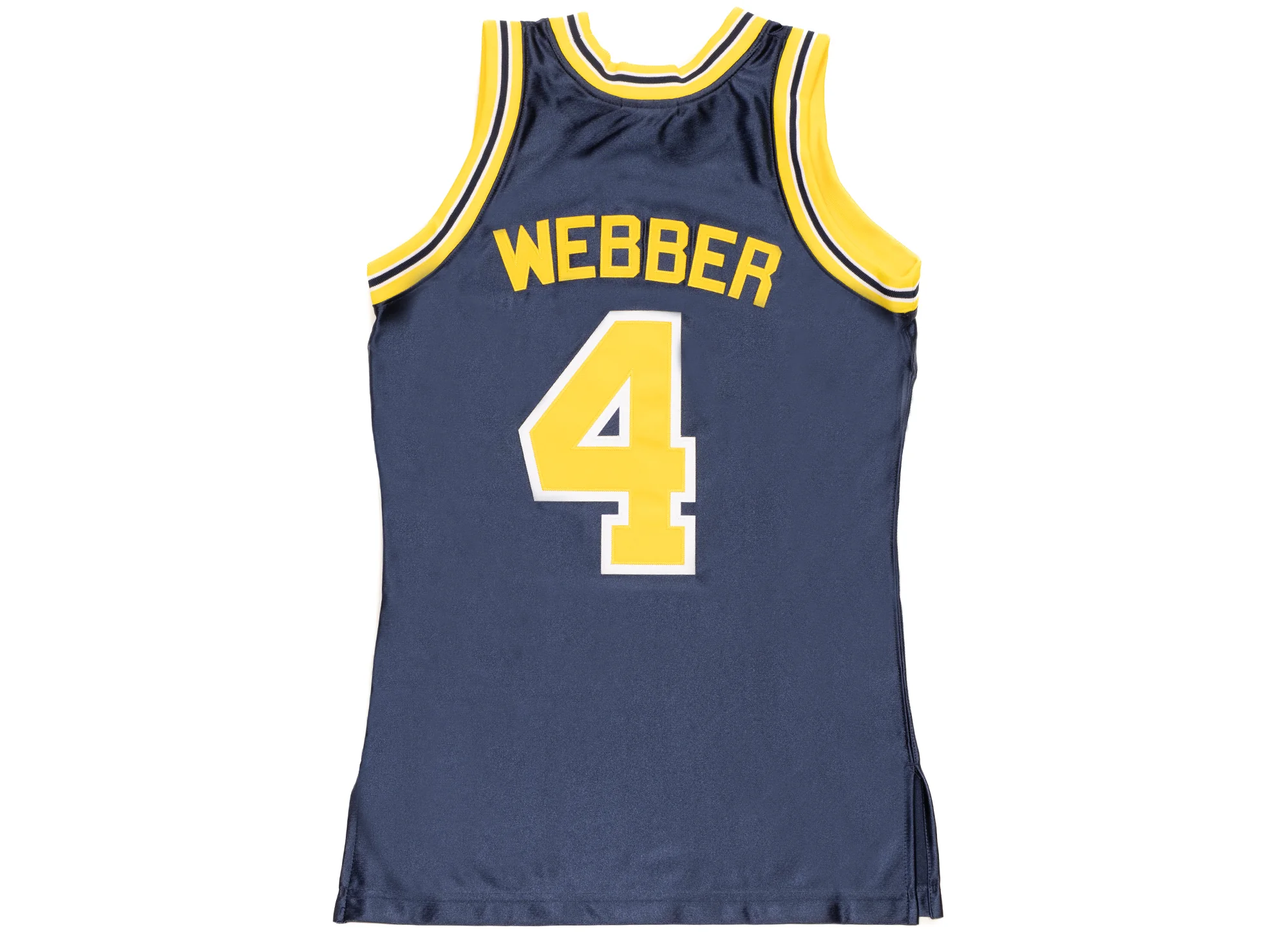 Mitchell & Ness NCAA Michigan 1991 Chris Webber Road Jersey - Image 2