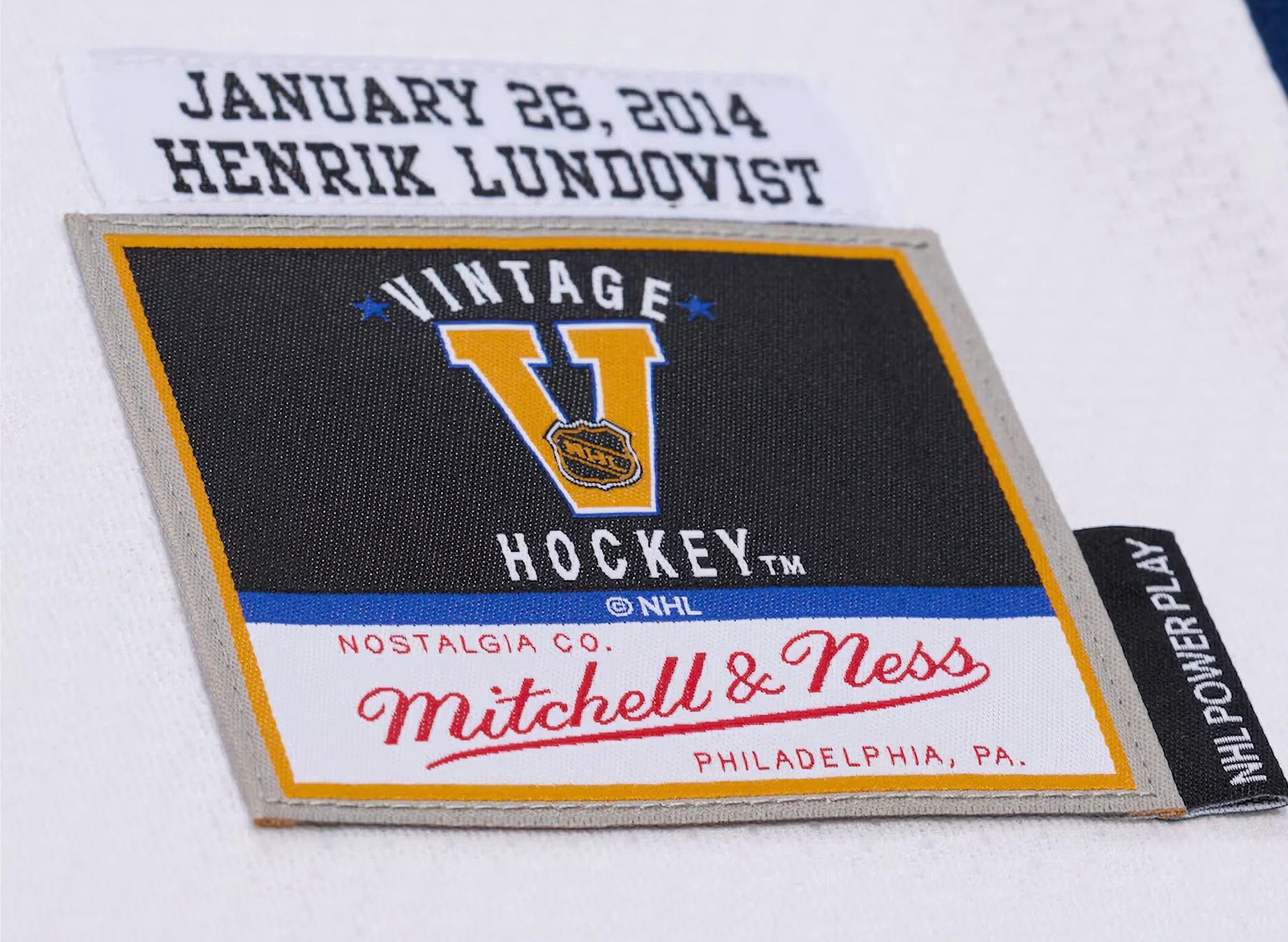 Mitchell & Ness NHL Stadium Series Power Play Jersey New York Rangers 2014 Henrik Lundqvist - Image 3