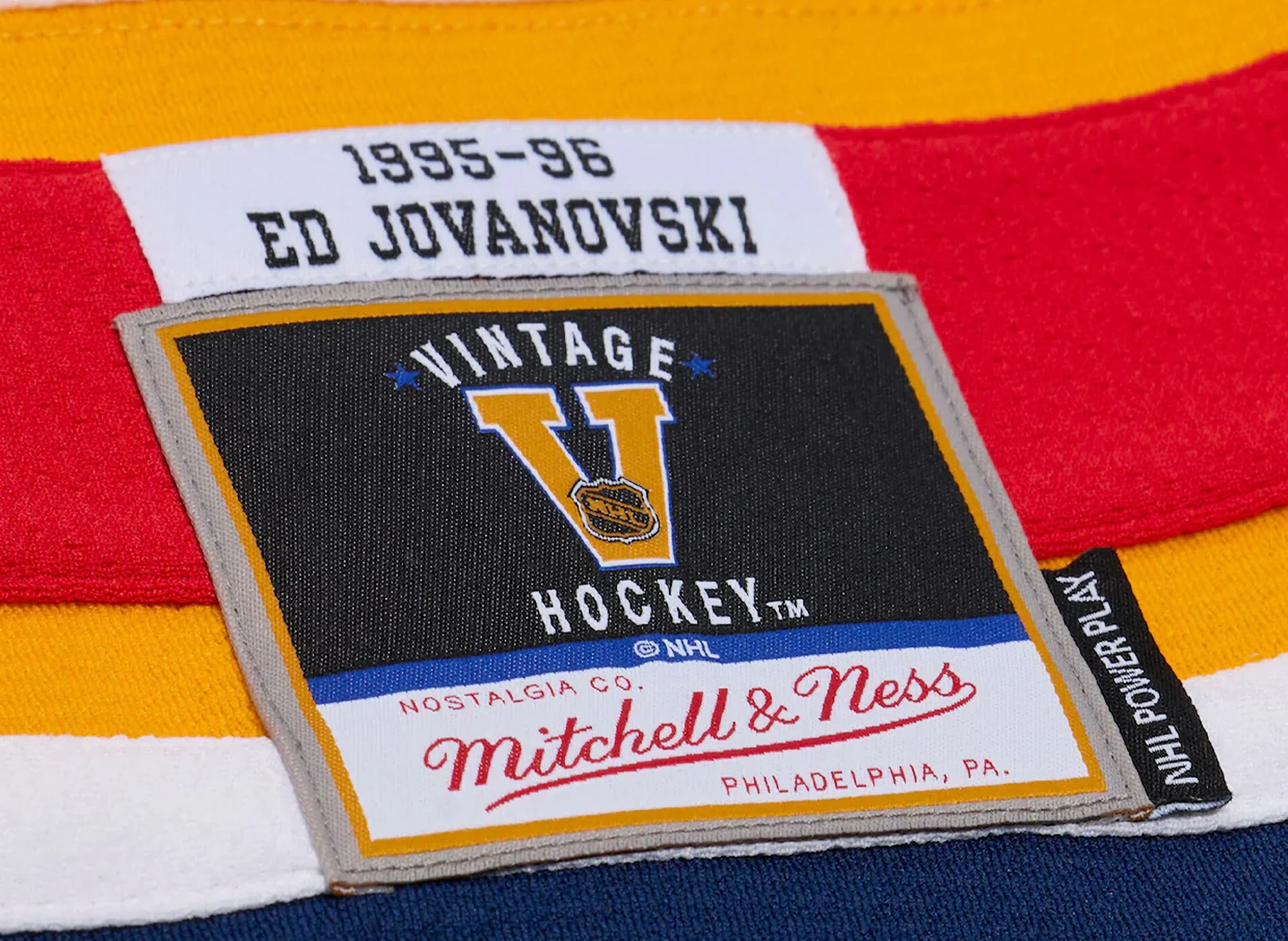 Mitchell & Ness NHL White Jersey Florida Panthers 1995 Ed Jovanovski - Image 3