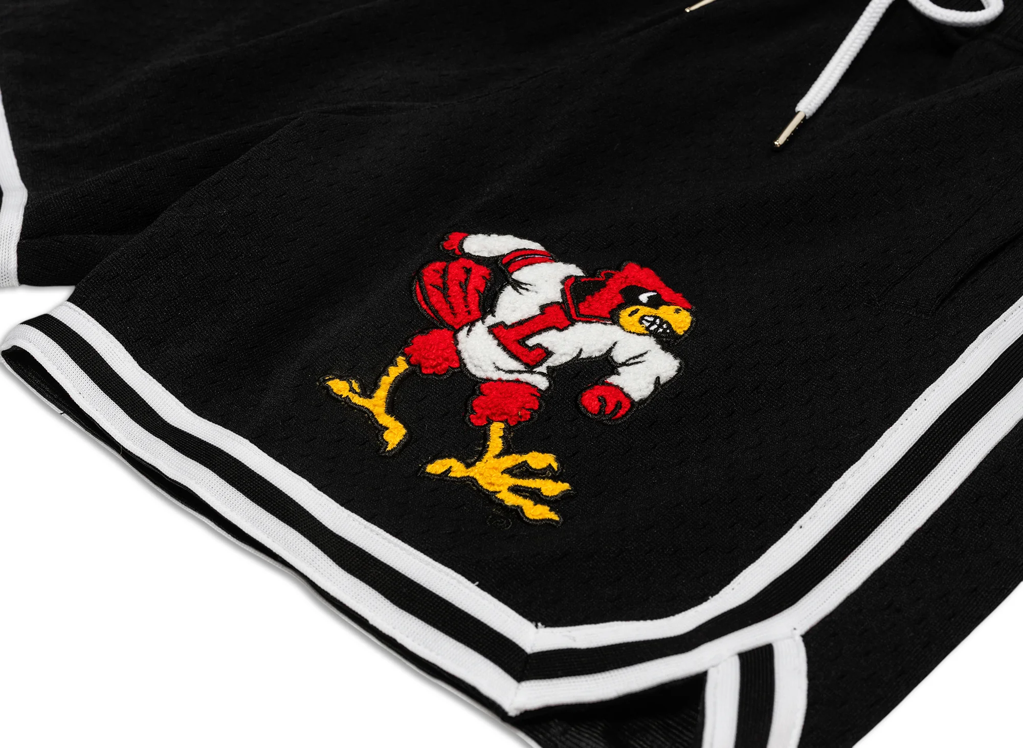 Mitchell & Ness Oneness Louisville Cardinals Game Day Shorts in Black - Image 2