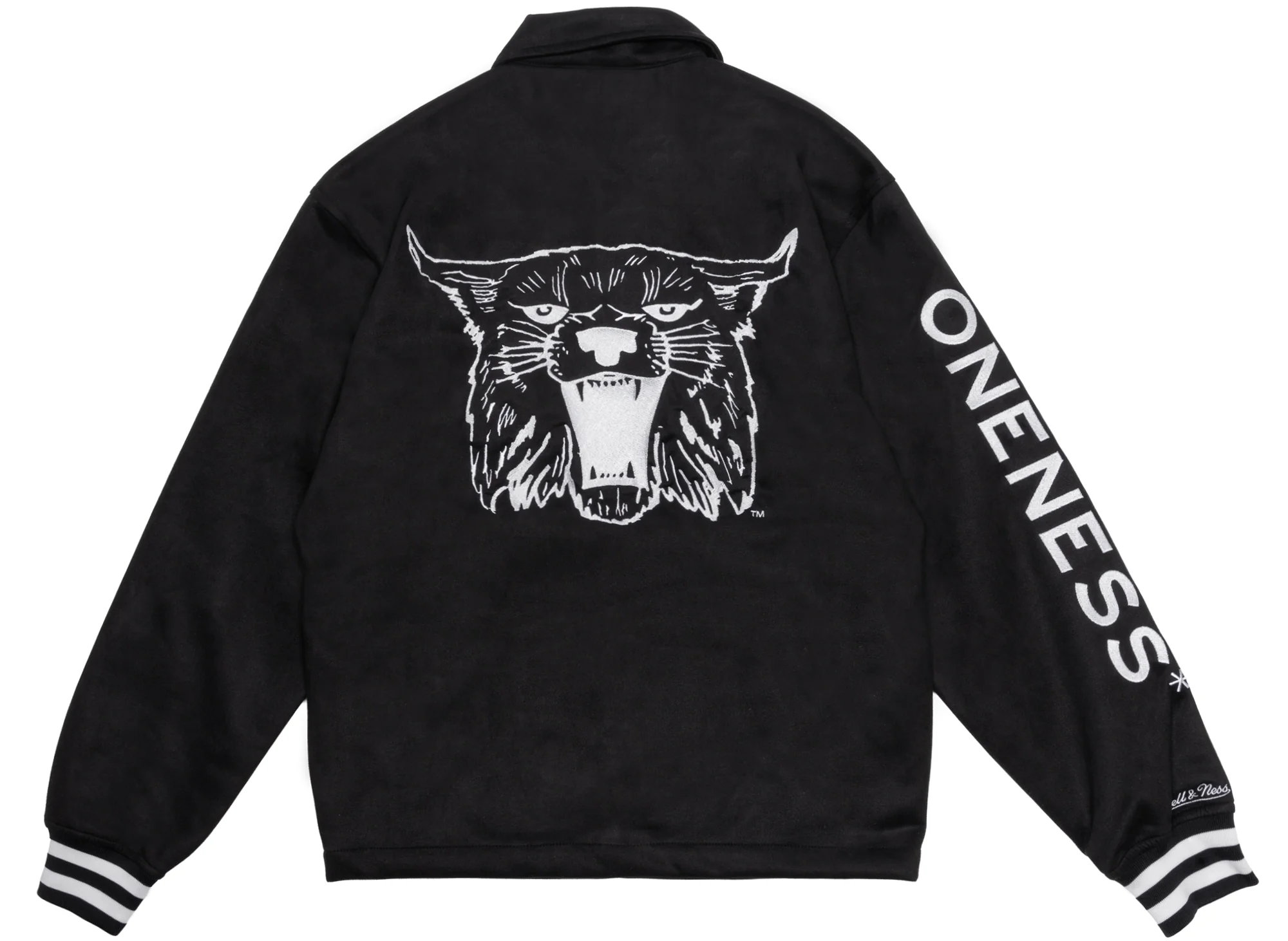 Mitchell & Ness Oneness Kentucky Oversweep Varsity Coaches Jacket - Image 2