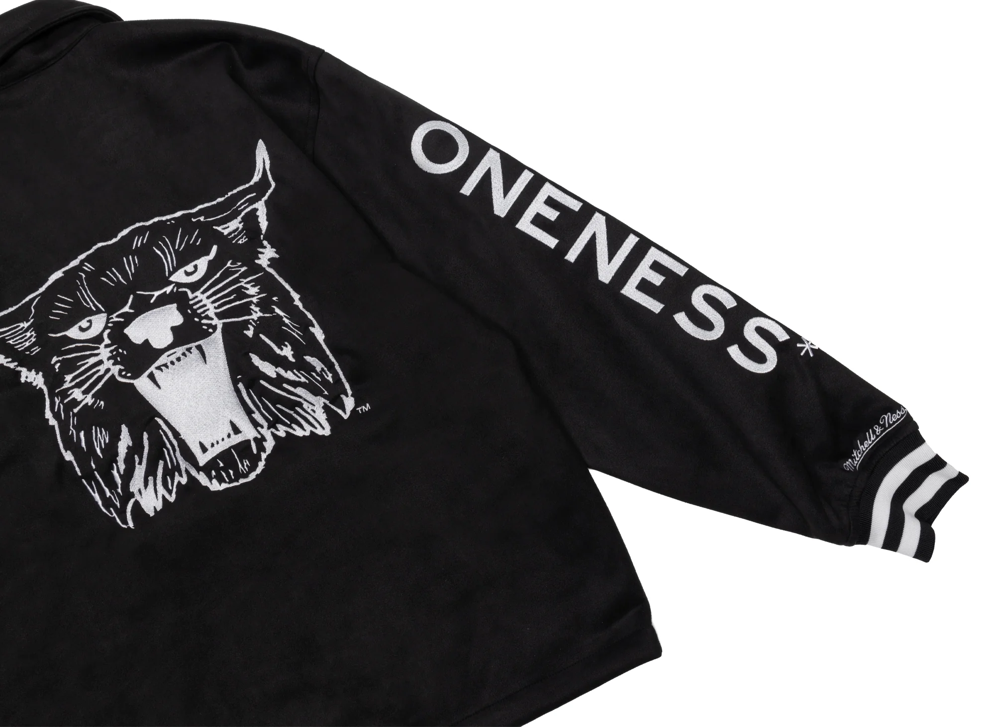 Mitchell & Ness Oneness Kentucky Oversweep Varsity Coaches Jacket - Image 4