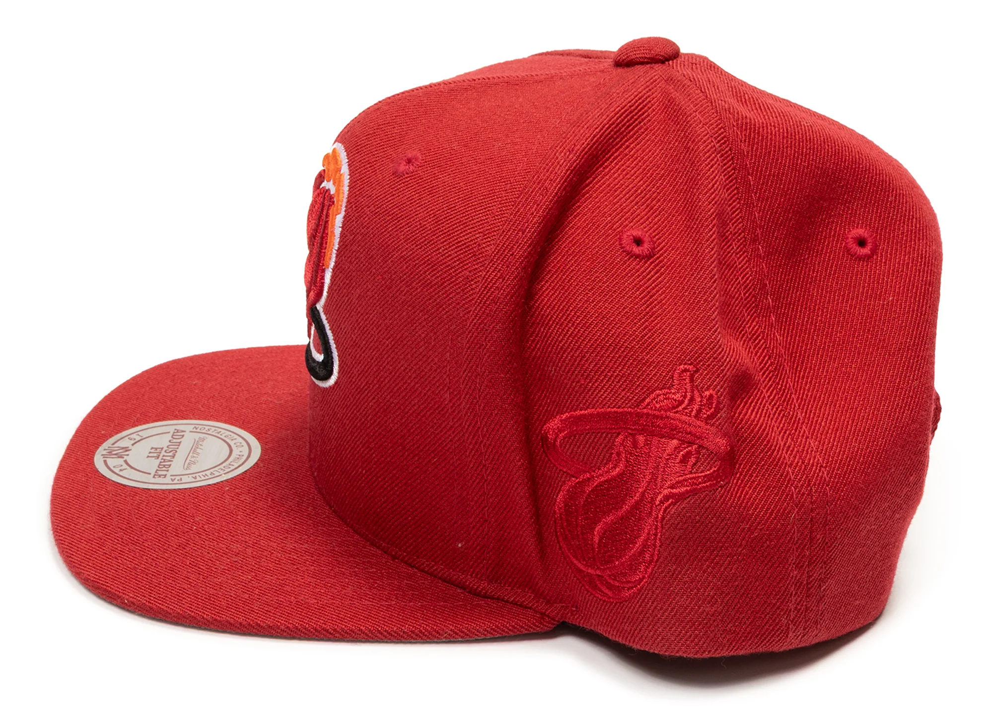 Mitchell & Ness Upside Down Miami Heat Snapback - Image 2