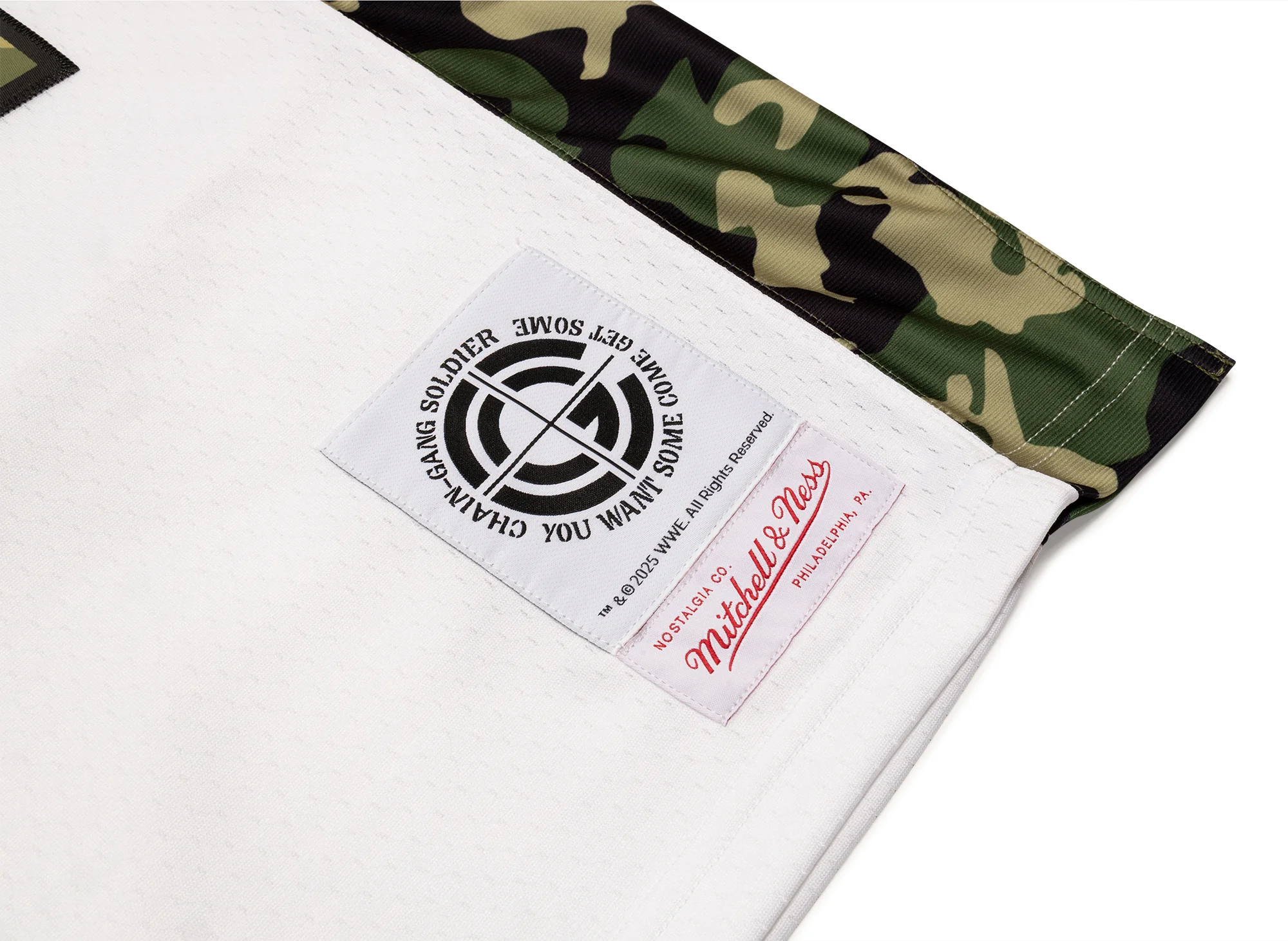 Mitchell & Ness WWE Camo Legacy John Cena Jersey - Image 3