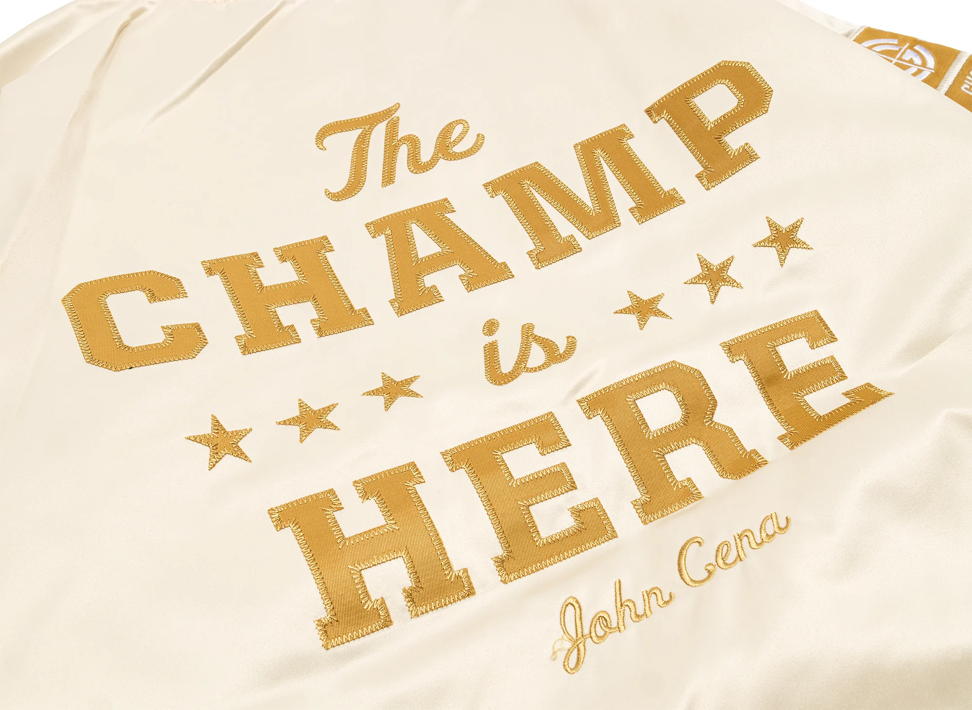 Mitchell & Ness WWE John Cena Sublimated Satin Jacket - Image 4