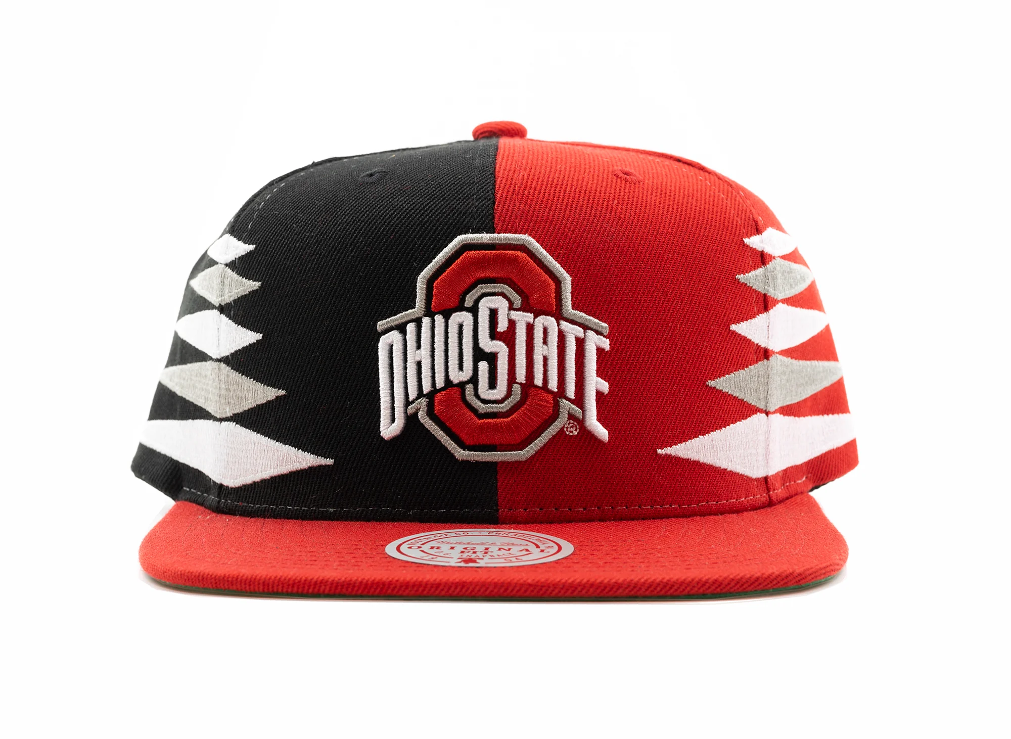 Mitchell & Ness x NCAA Diamond Cut Snapback Ohio State
