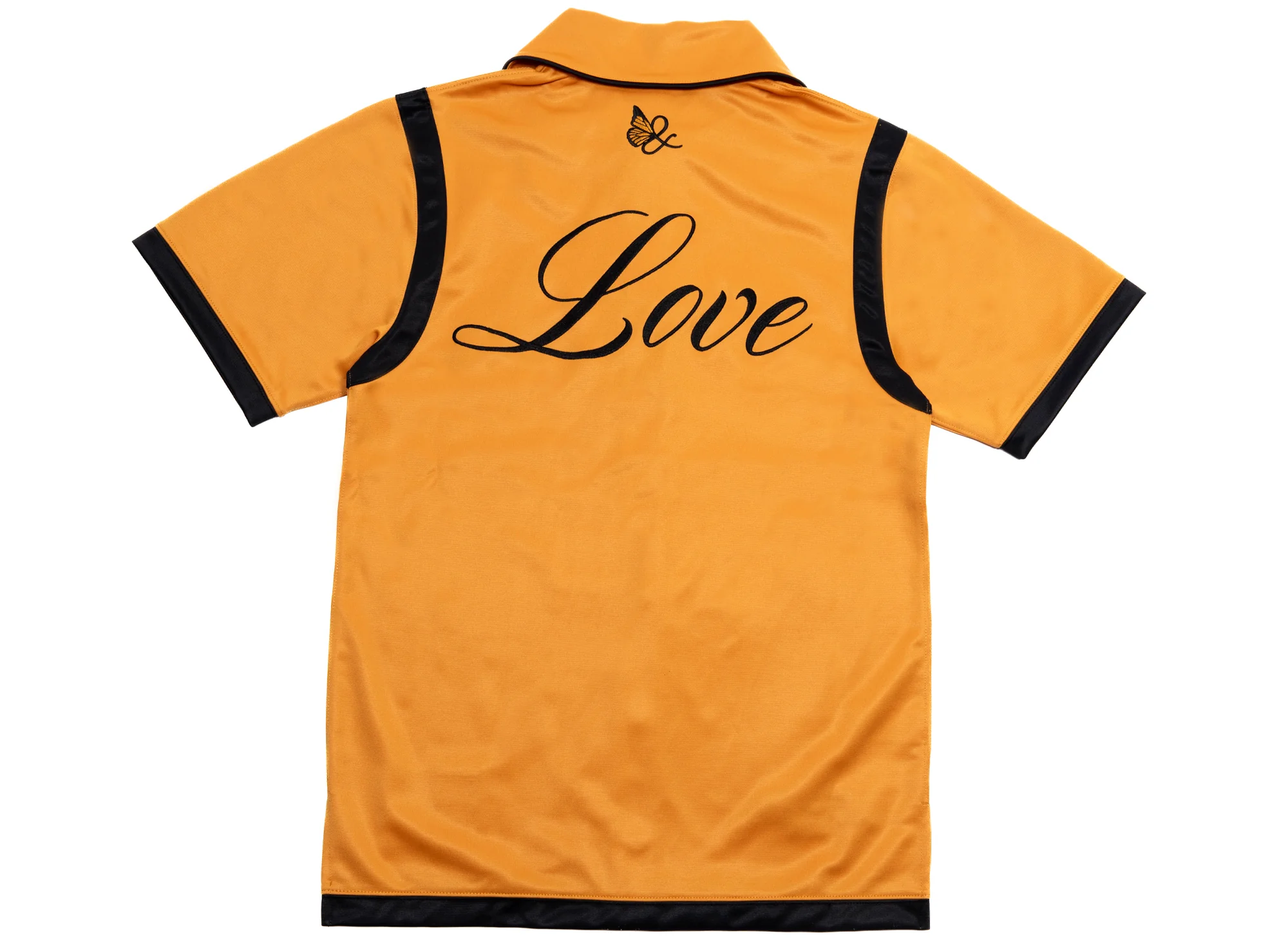 Mitchell & Ness x Waraire Full Snap Shooting Shirt in Orange - Image 3