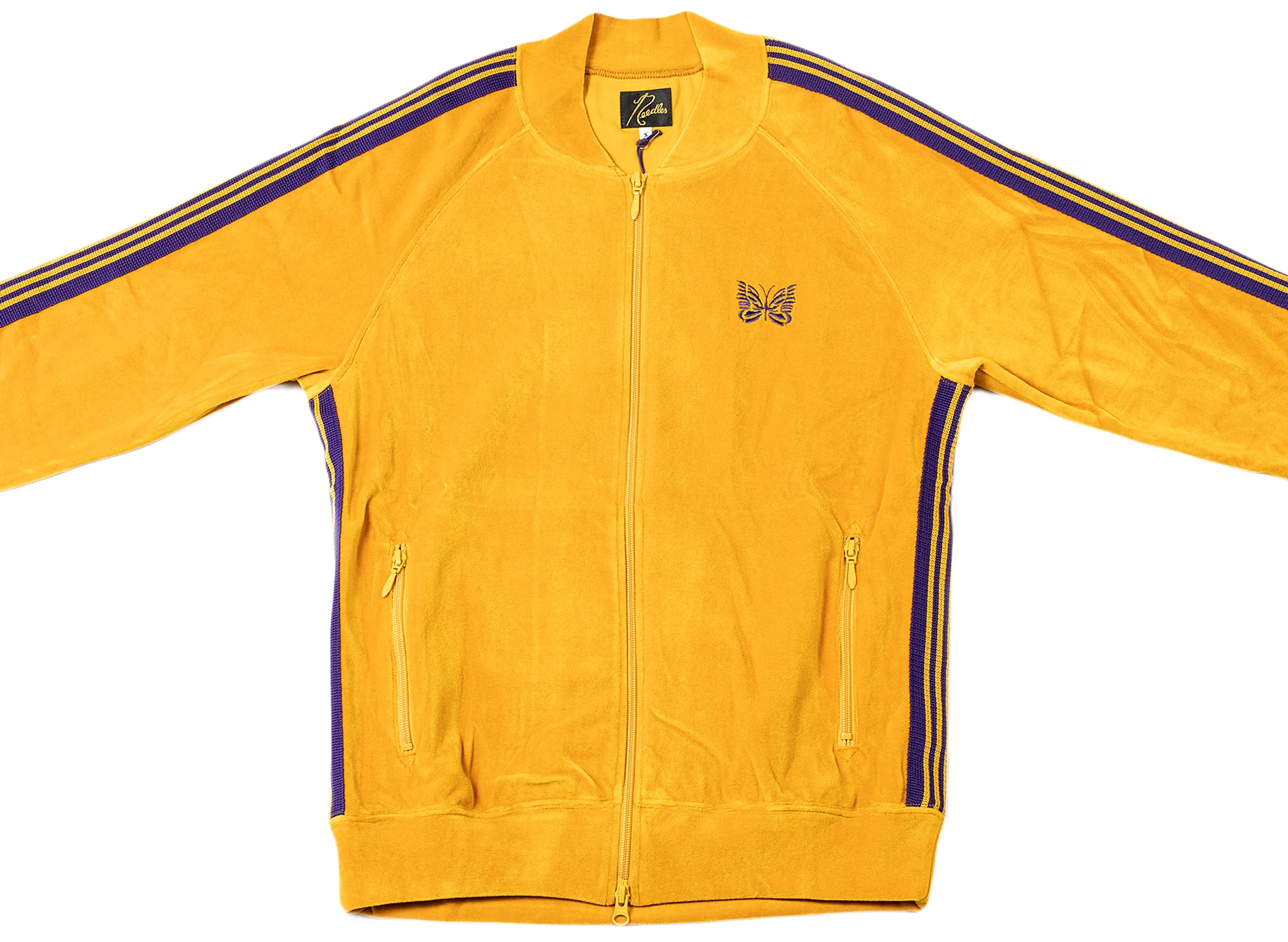 Needles Rib Collar Velour Track Jacket - Image 2