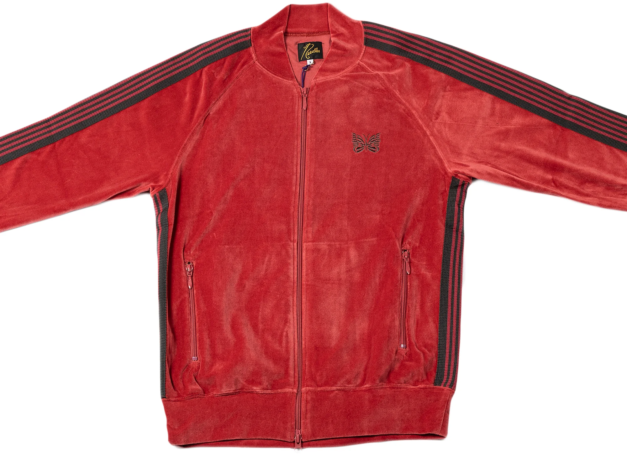 Needles Rib Collar Velour Track Jacket - Image 2