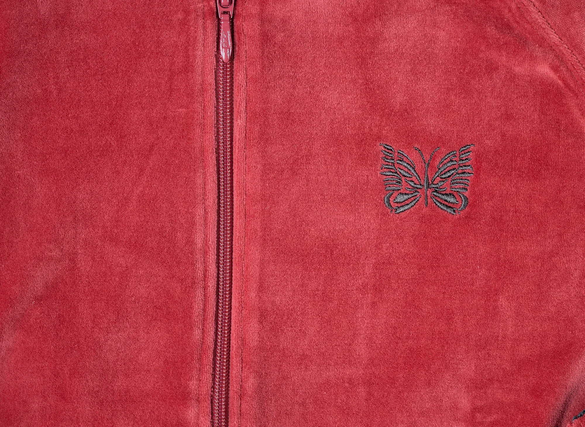 Needles Rib Collar Velour Track Jacket - Image 3