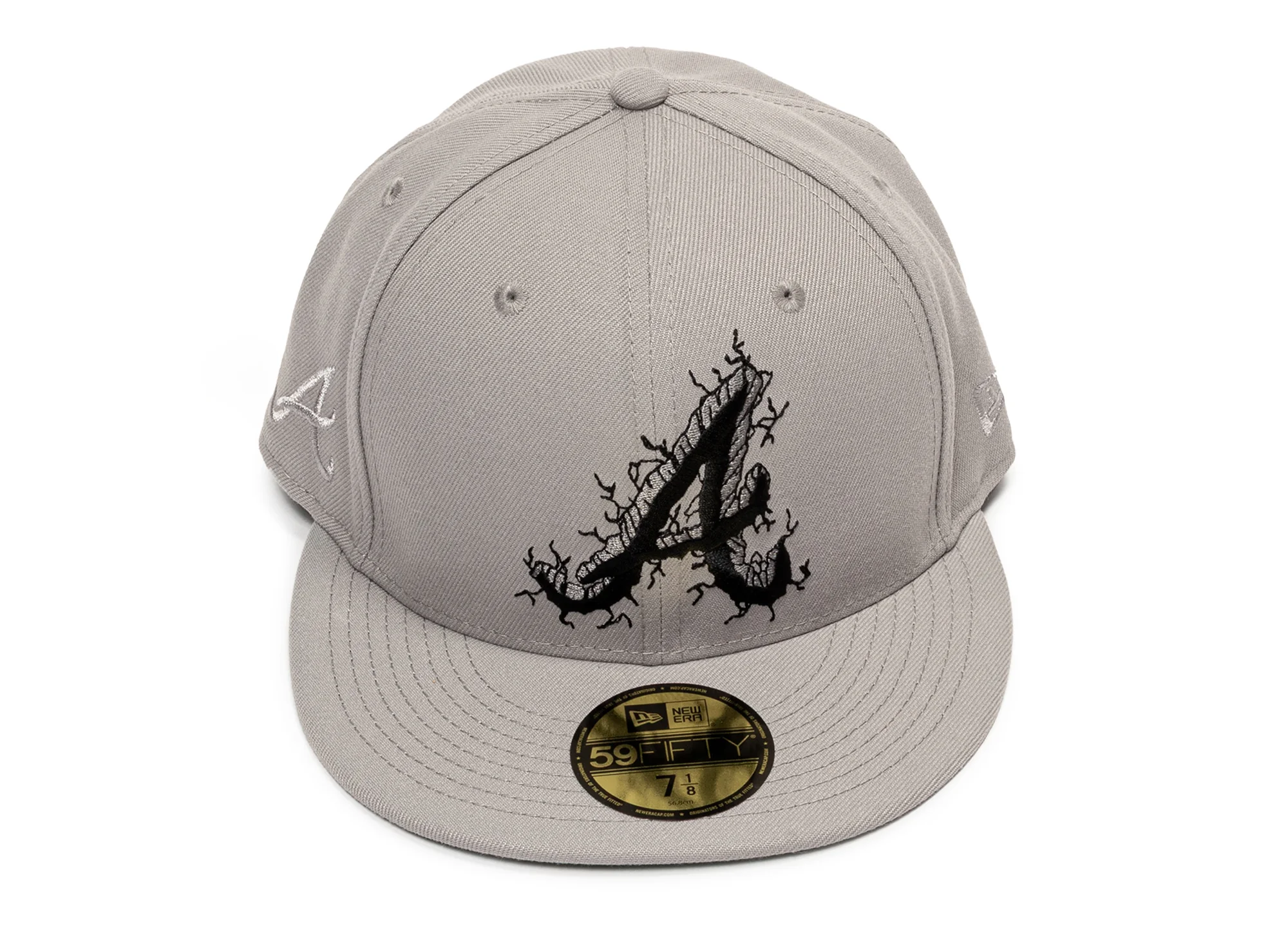 New Era 5950 Cracked 26484 Atlanta Braves Fitted Hat