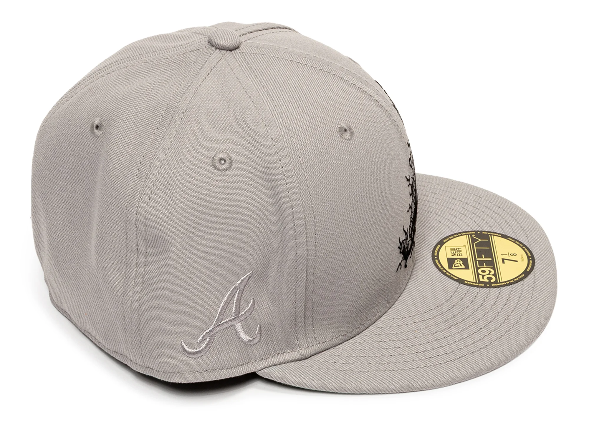 New Era 5950 Cracked 26484 Atlanta Braves Fitted Hat - Image 2
