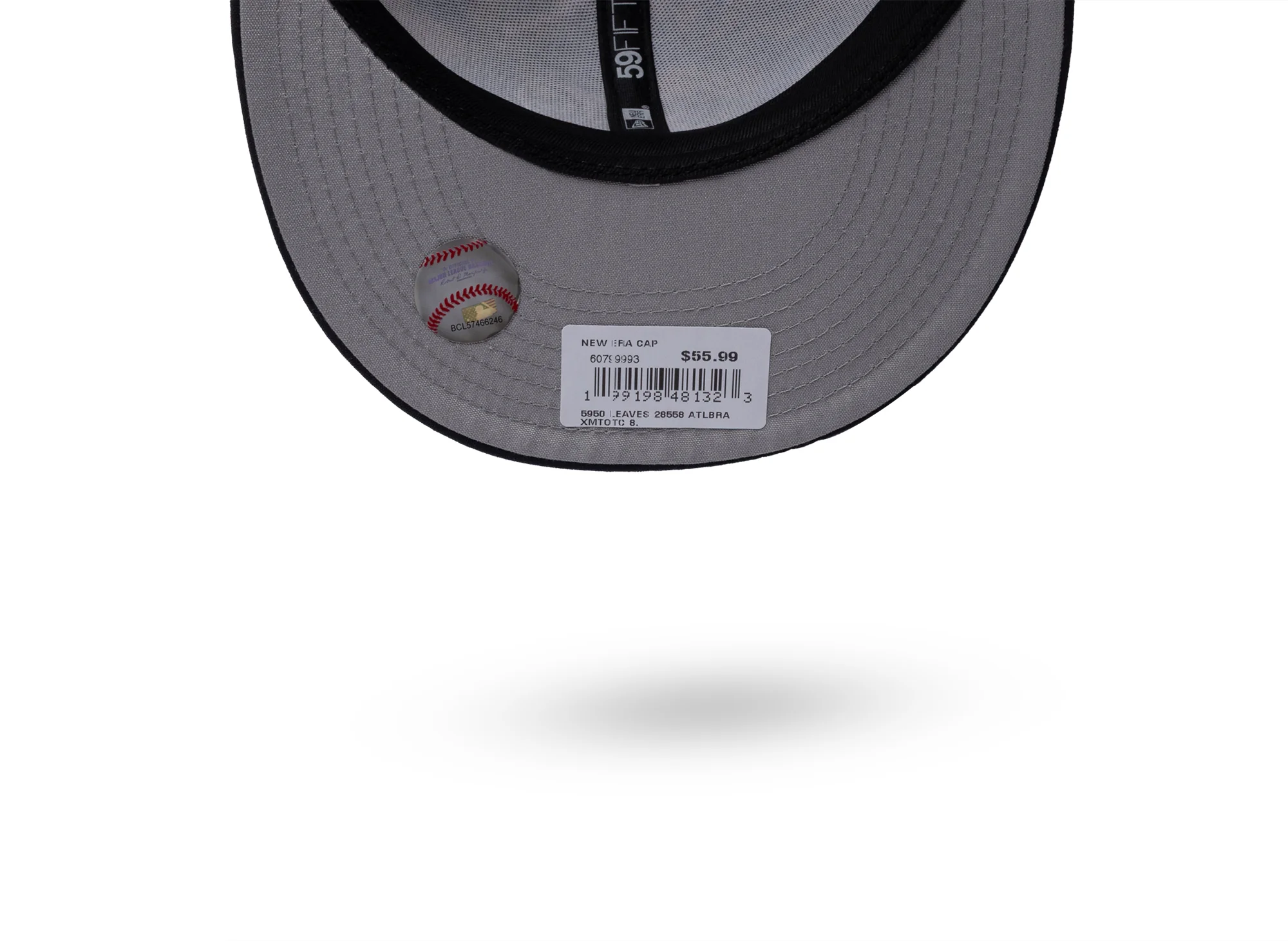 New Era 59Fifty Leaves Atlanta Braves Fitted Hat - Image 5