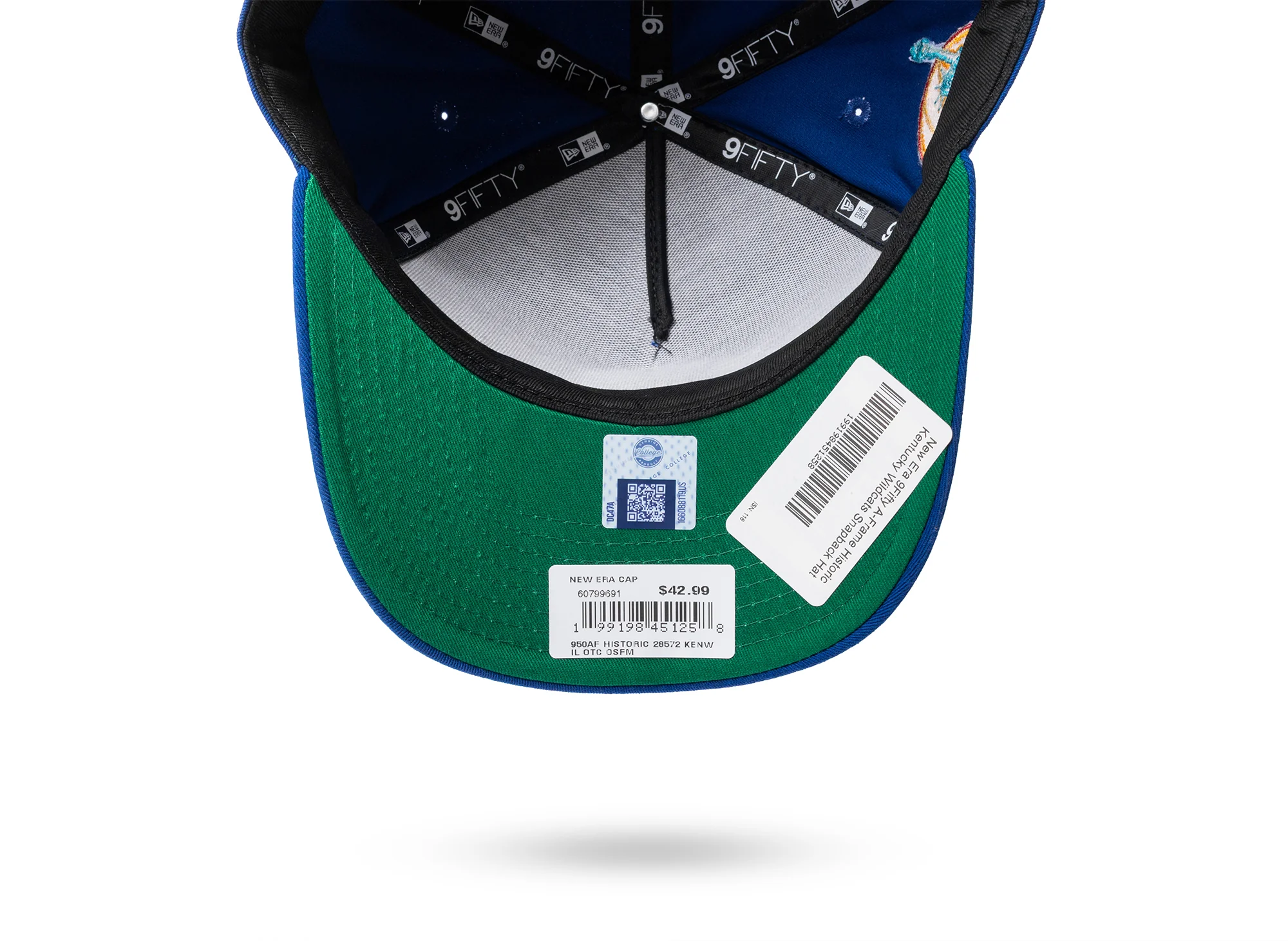 New Era 9Fifty A-Frame Historic Kentucky Wildcats Snapback Hat - Image 5