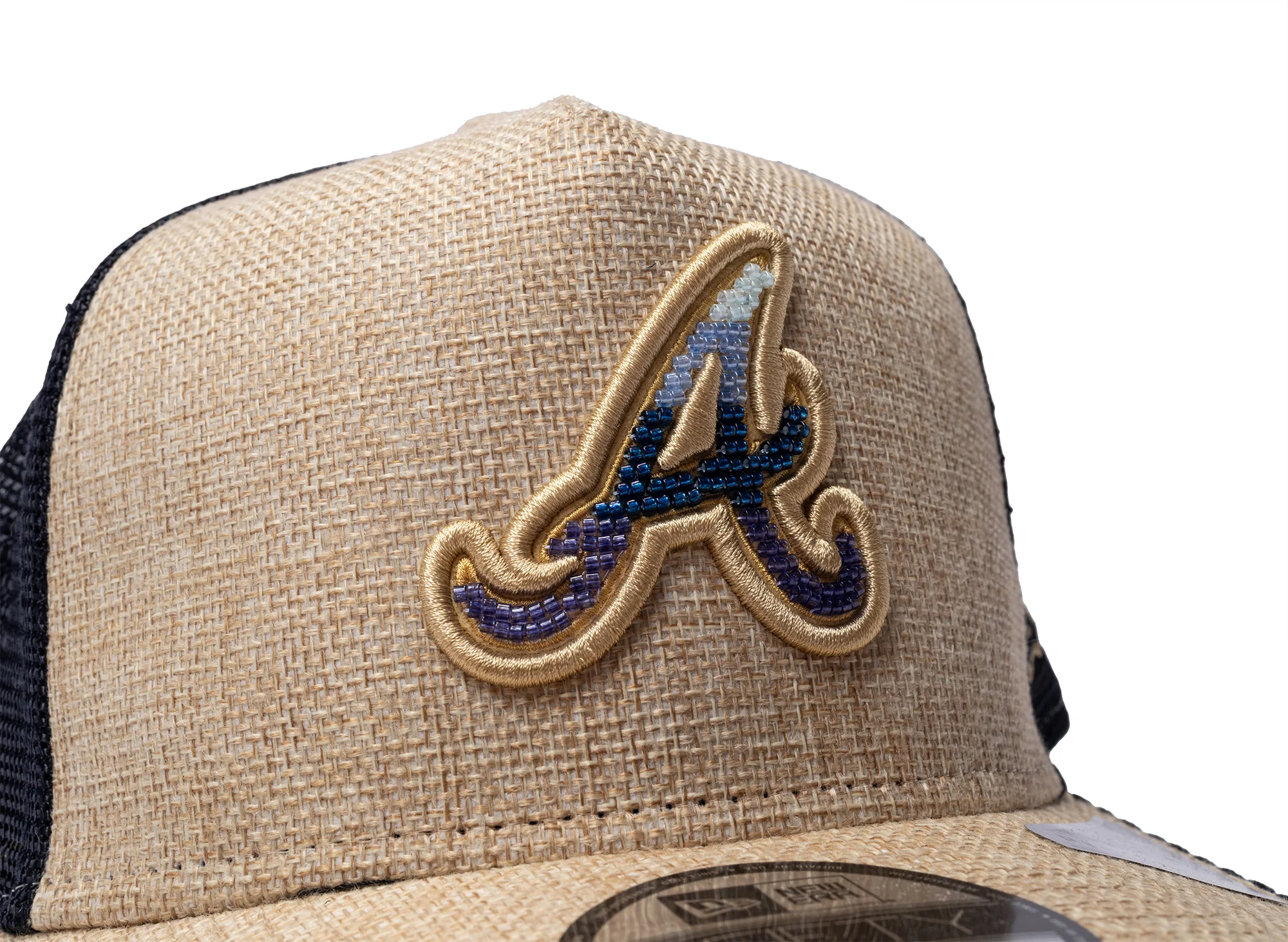 New Era 9Fifty AF Beaded Atlanta Braves Snapback Hat - Image 3