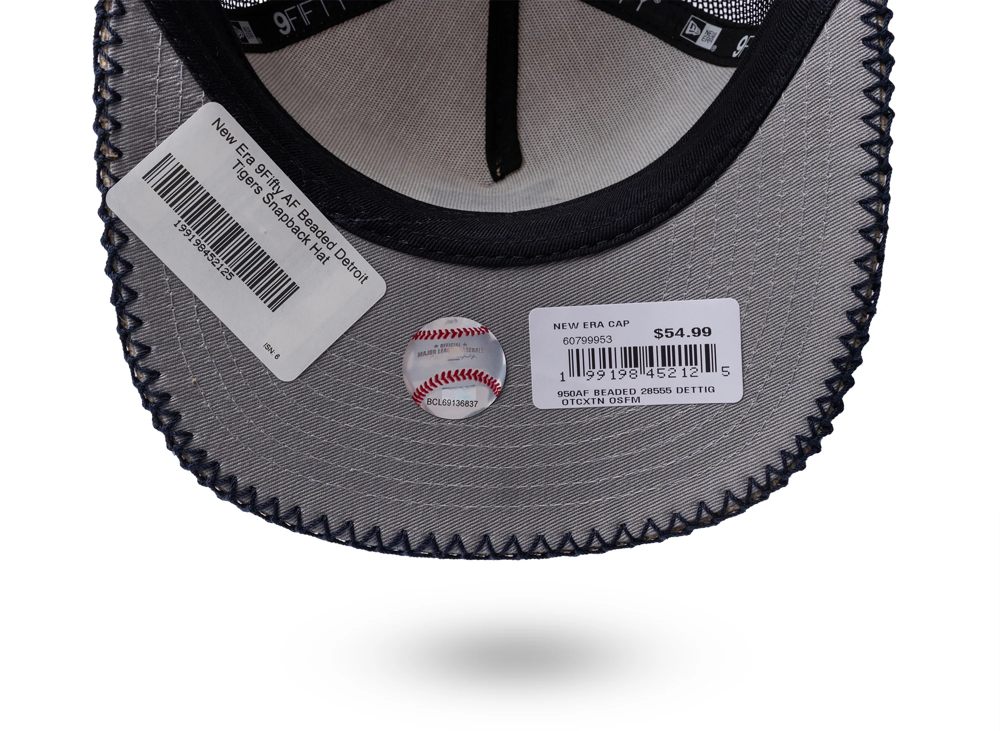 New Era 9Fifty AF Beaded Detroit Tigers Snapback Hat - Image 4