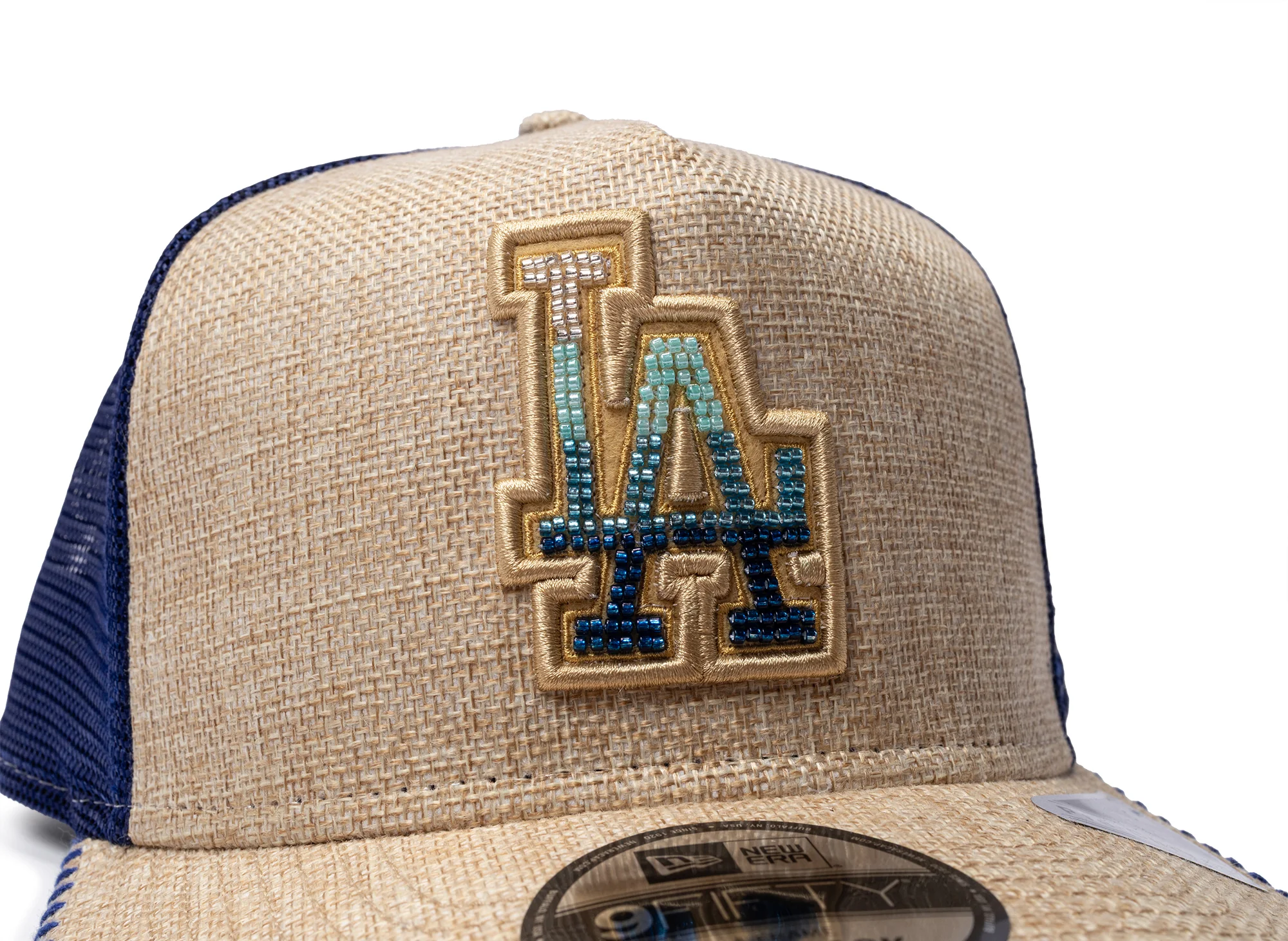 New Era 9Fifty AF Beaded Los Angeles Dodgers Snapback Hat - Image 3