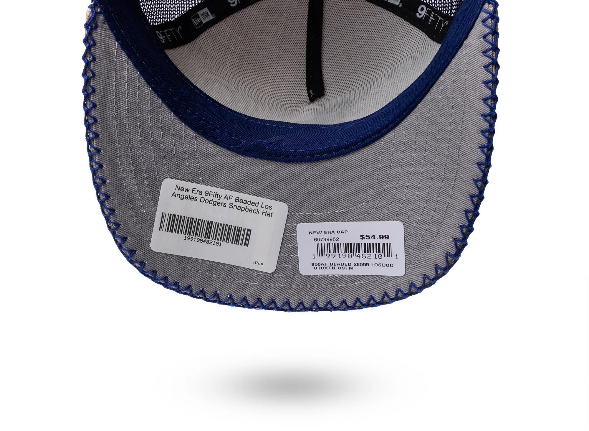 New Era 9Fifty AF Beaded Los Angeles Dodgers Snapback Hat - Image 4