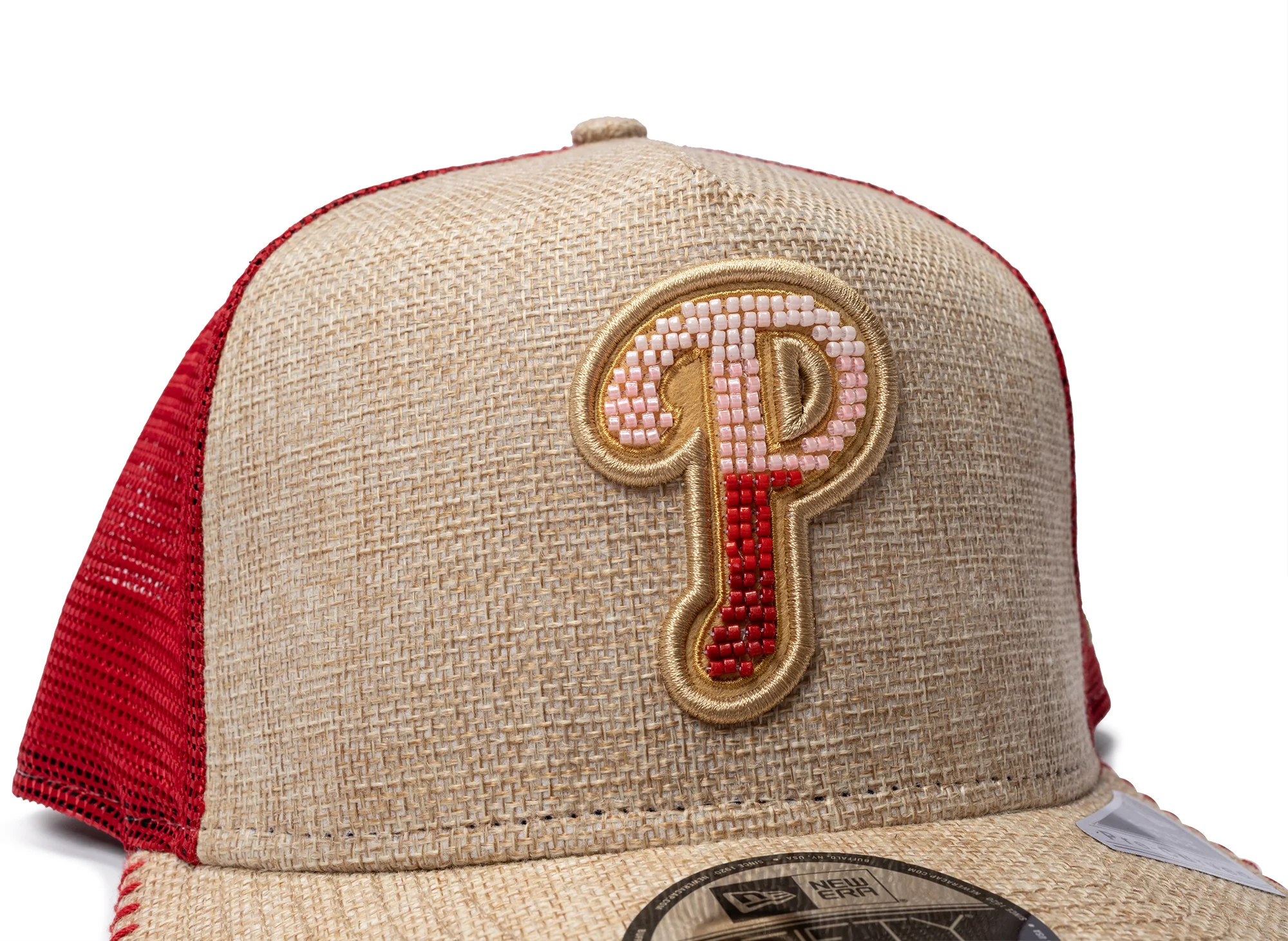 New Era 9Fifty AF Beaded Philadelphia Phillies Snapback Hat - Image 3