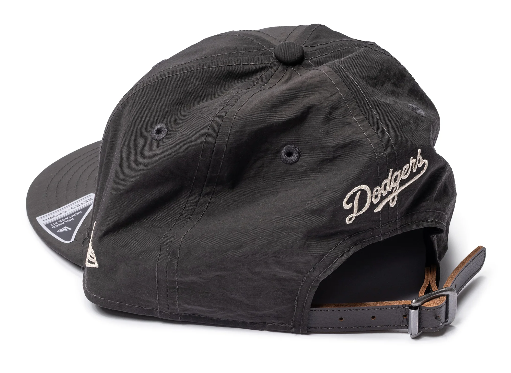 New Era 9Fifty Los Angeles Dodgers Nylon Strapback Hat - Image 2