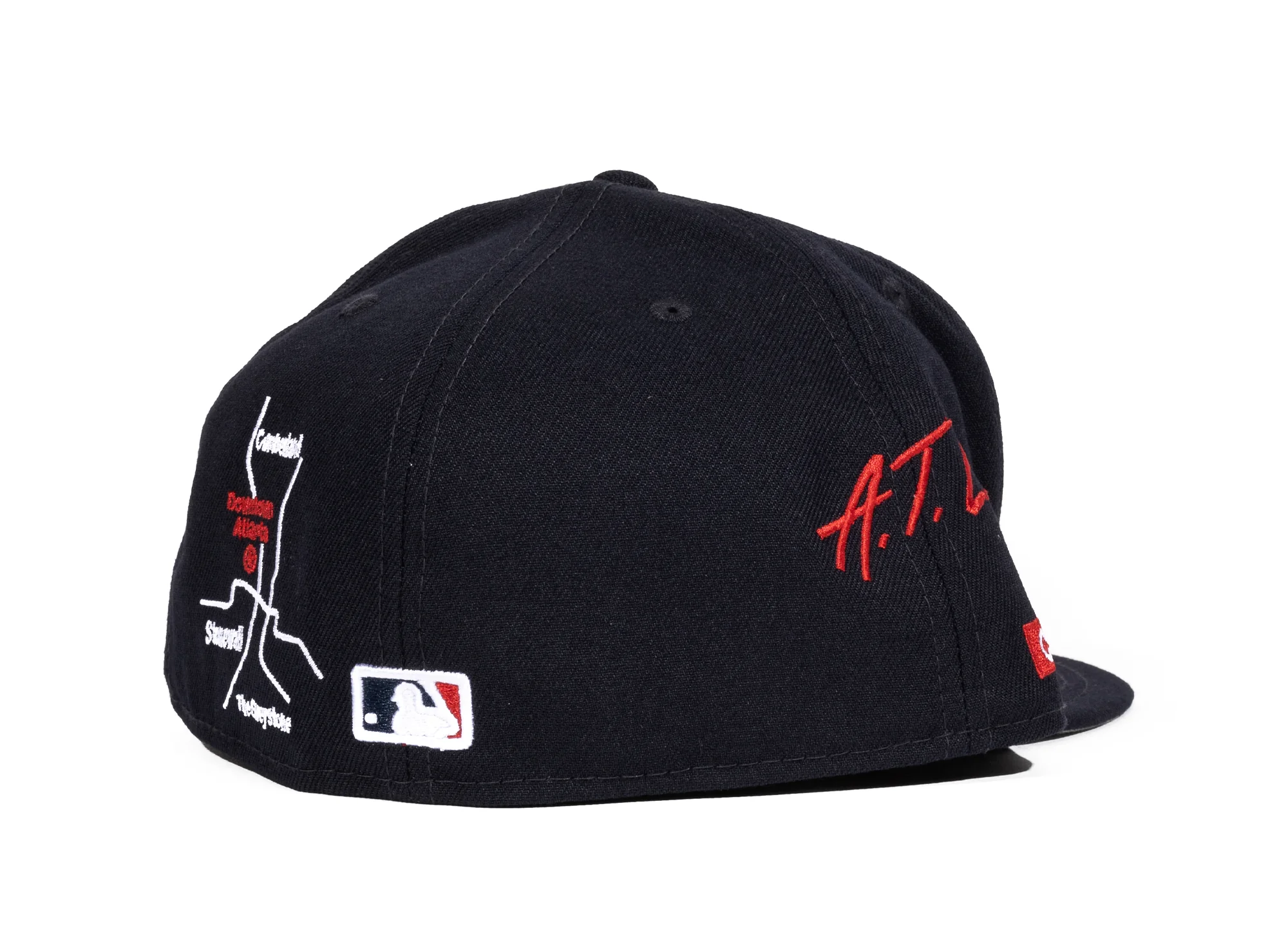 New Era Atlanta Braves Embroidered Fitted Hat - Image 2