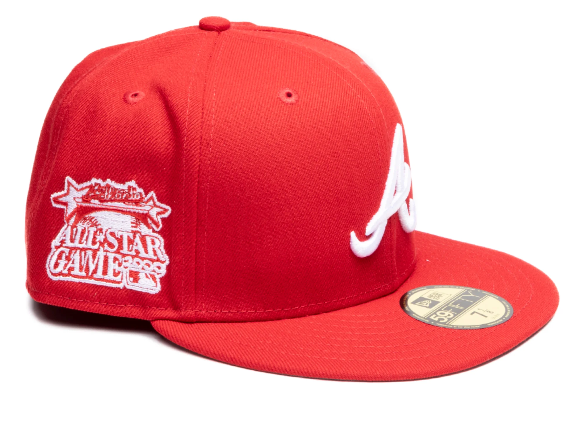 New Era Atlanta Braves Side Patch Fitted Hat - Image 2