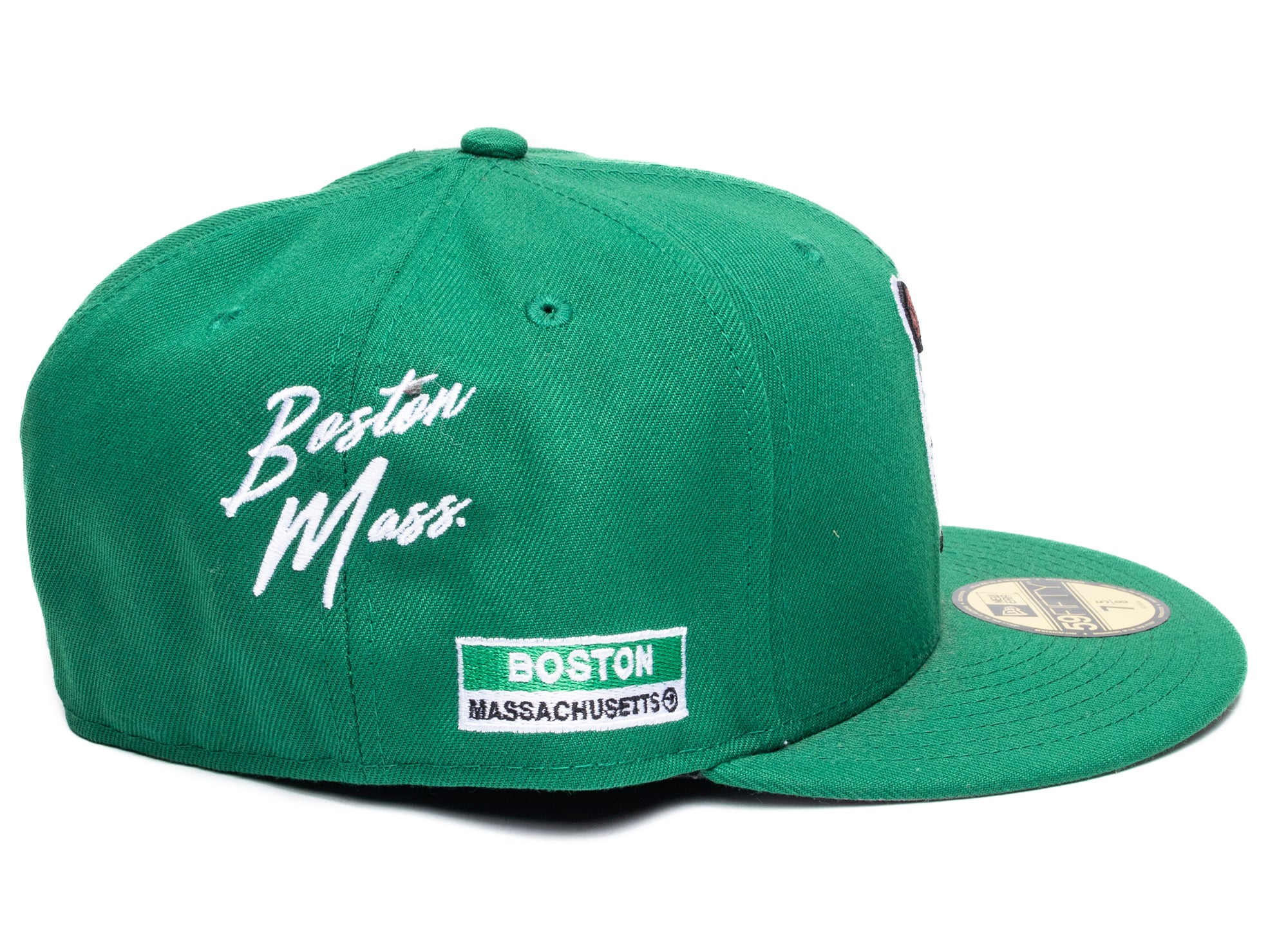 New Era Boston Celtics Embroidered Fitted Hat - Image 2
