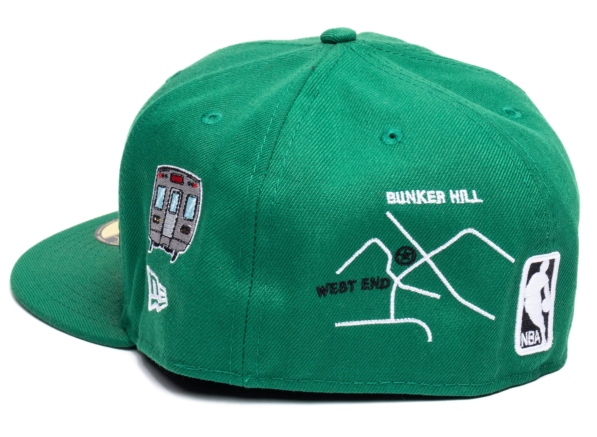 New Era Boston Celtics Embroidered Fitted Hat - Image 3