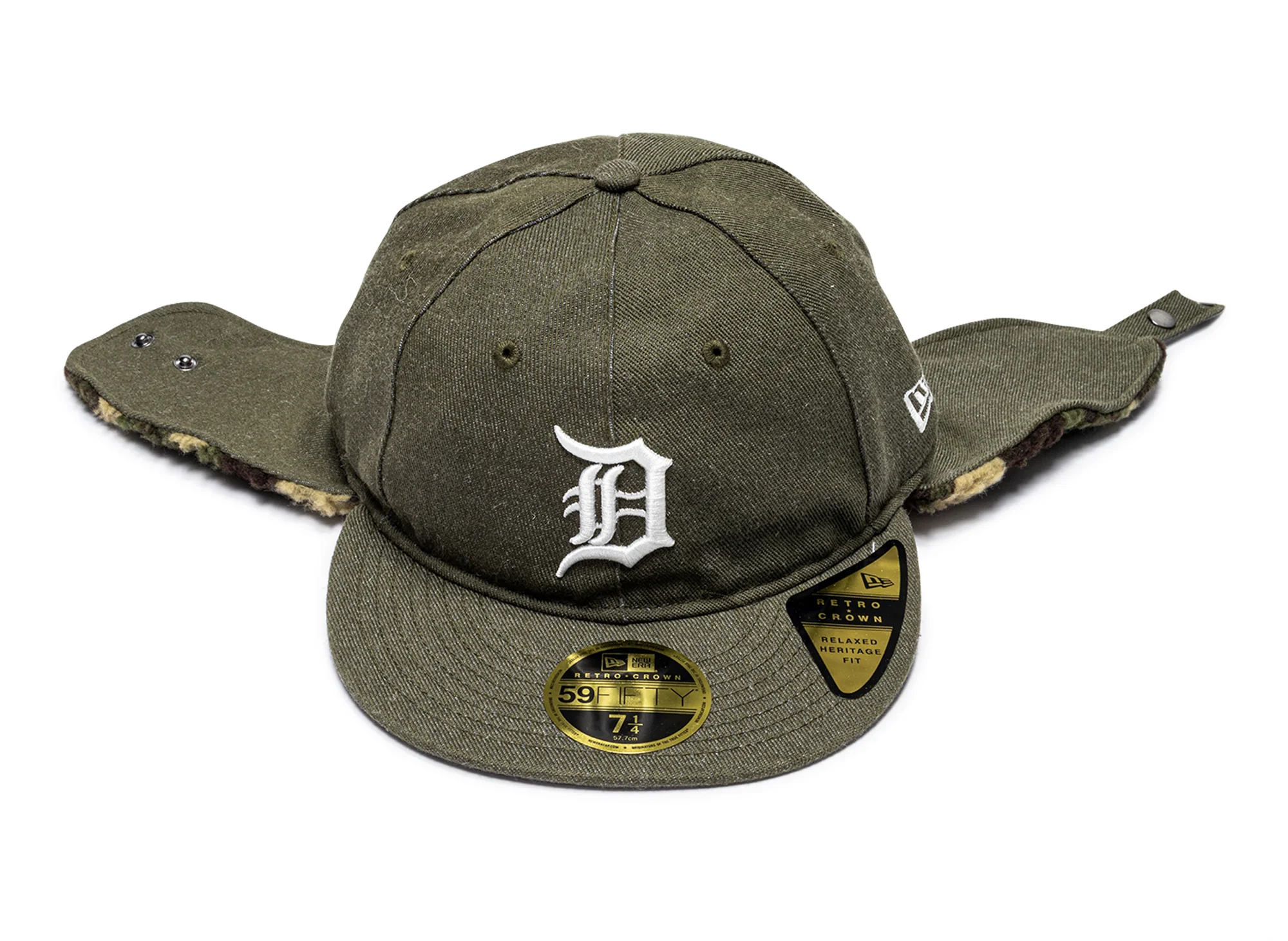 New Era Camo Dog Ear Detroit Tigers Fitted Hat - Image 2
